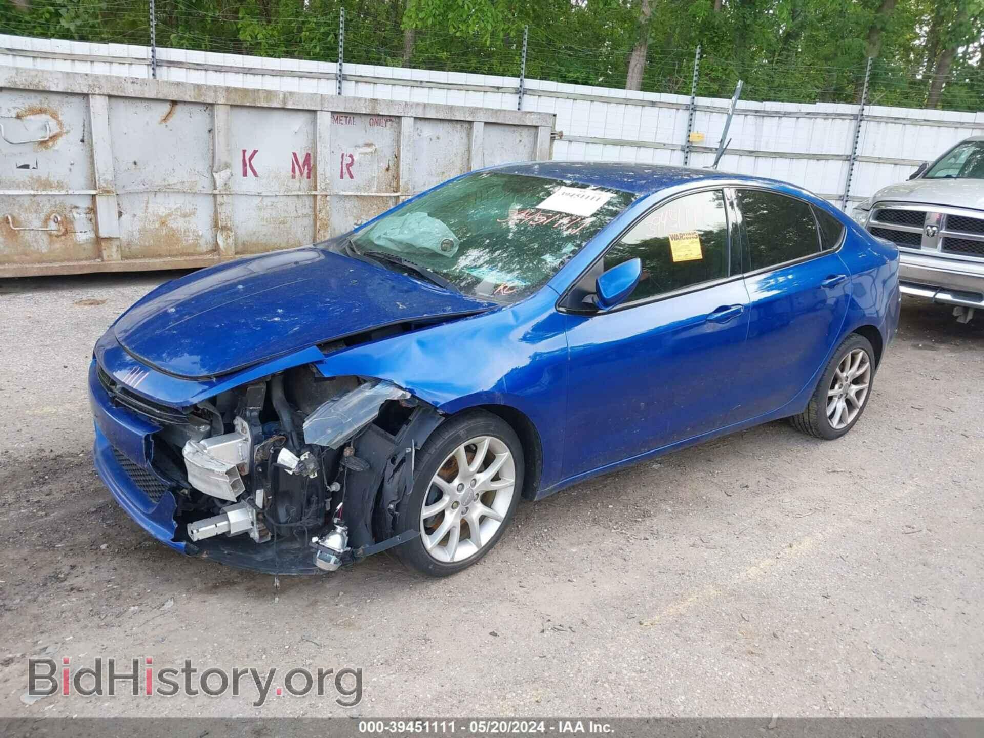 2013 DODGE DART - VIN: 1C3CDFBA9DD301072 - Фото 2