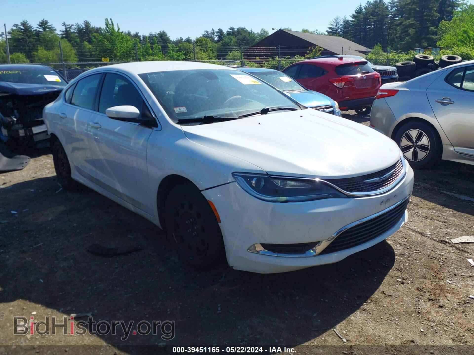 Фотография 1C3CCCAB7FN657092 - CHRYSLER 200 2015