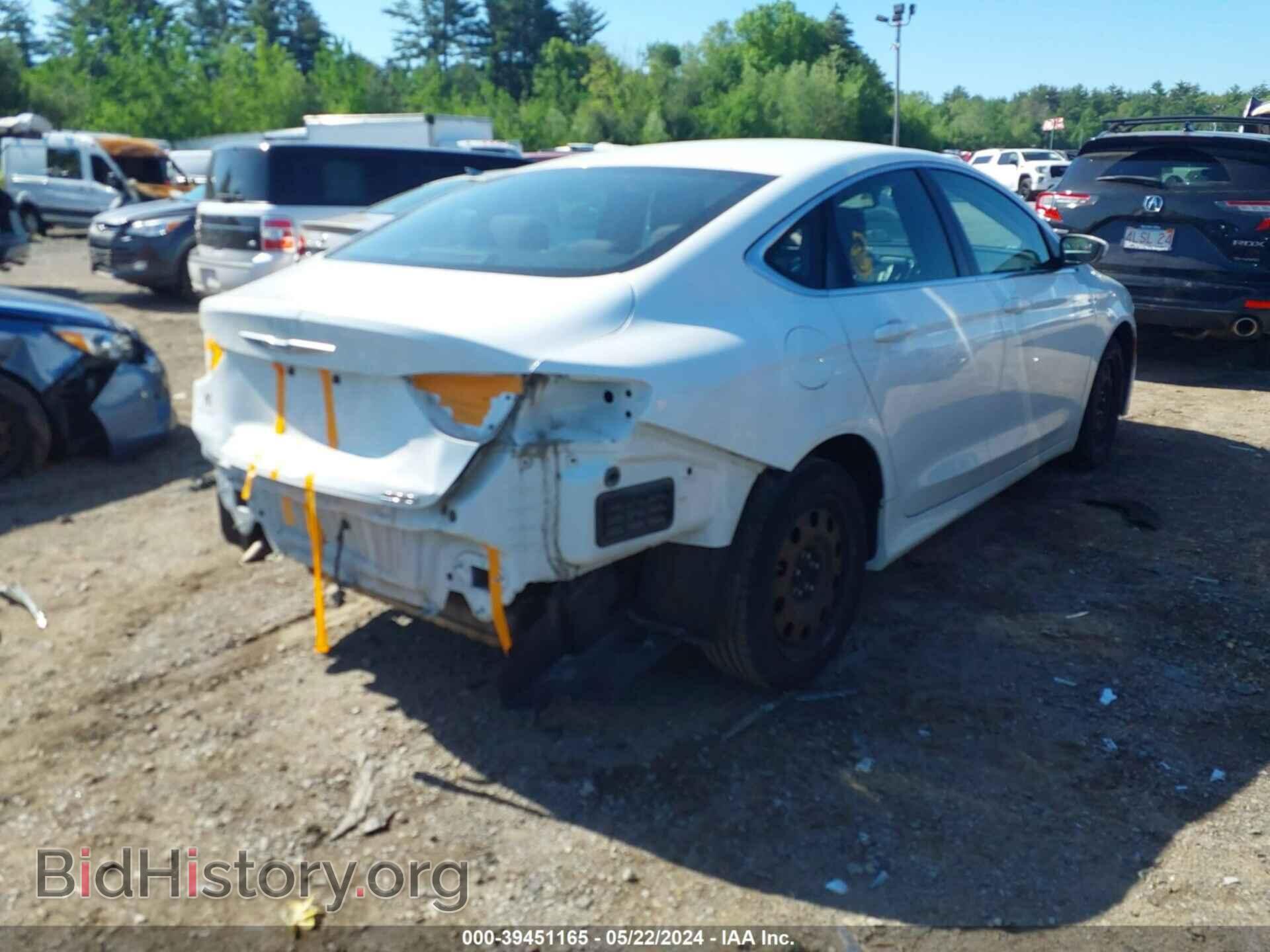 2015 CHRYSLER 200 - VIN: 1C3CCCAB7FN657092 - Фото 4