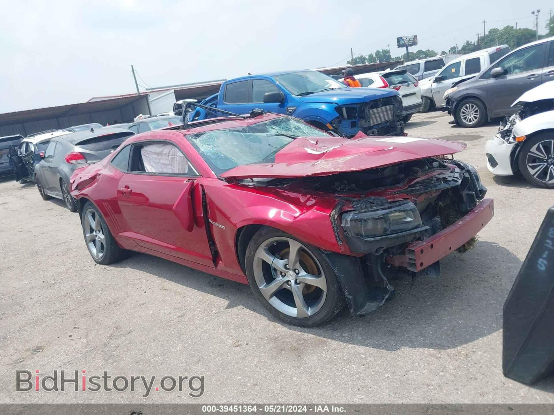 Photo 2G1FC1E38E9184734 - CHEVROLET CAMARO 2014