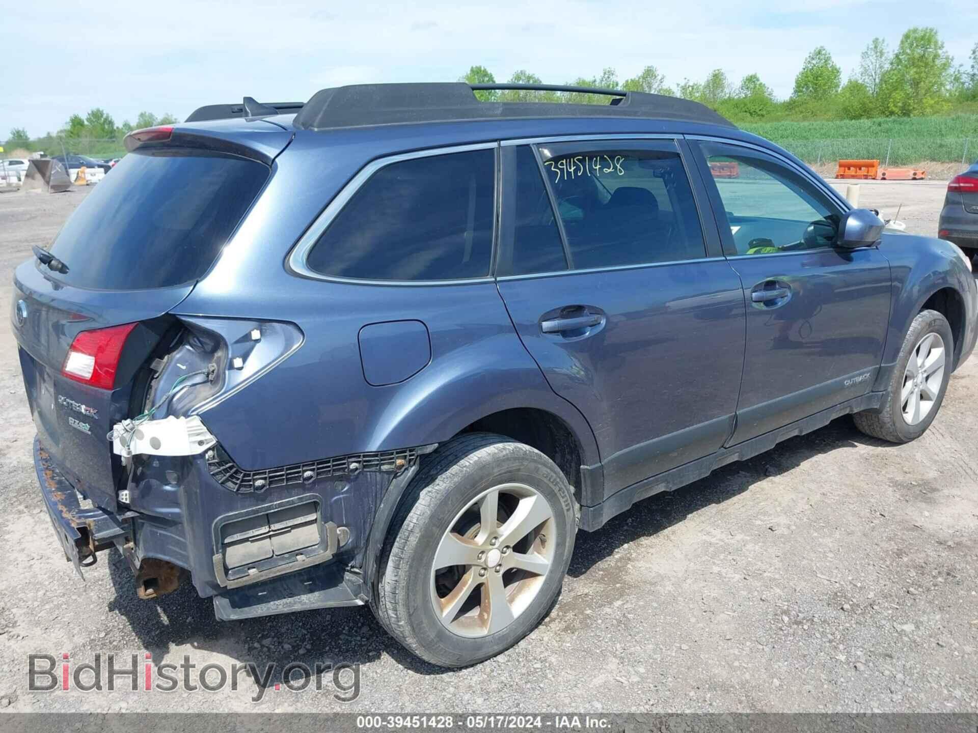 2014 SUBARU OUTBACK - VIN: 4S4BRBCCXE3292936 - Фото 4