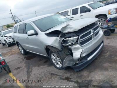 2012 Dodge DURANGO SXT, серебристый — VIN 1C4RDHAG2CC335365, IAAI