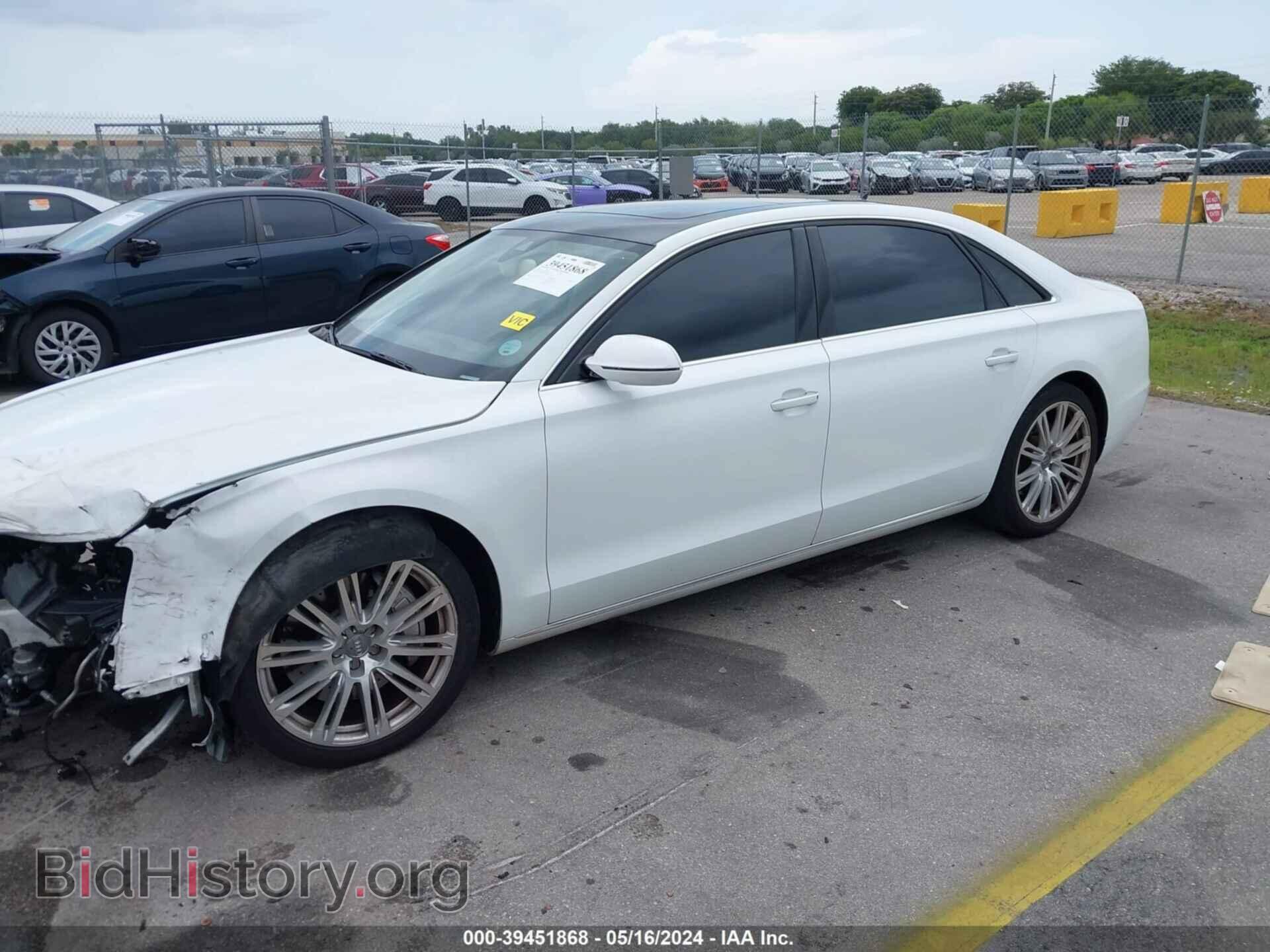 2012 AUDI A8 L - VIN: WAURVAFD2CN023325 - Фото 2