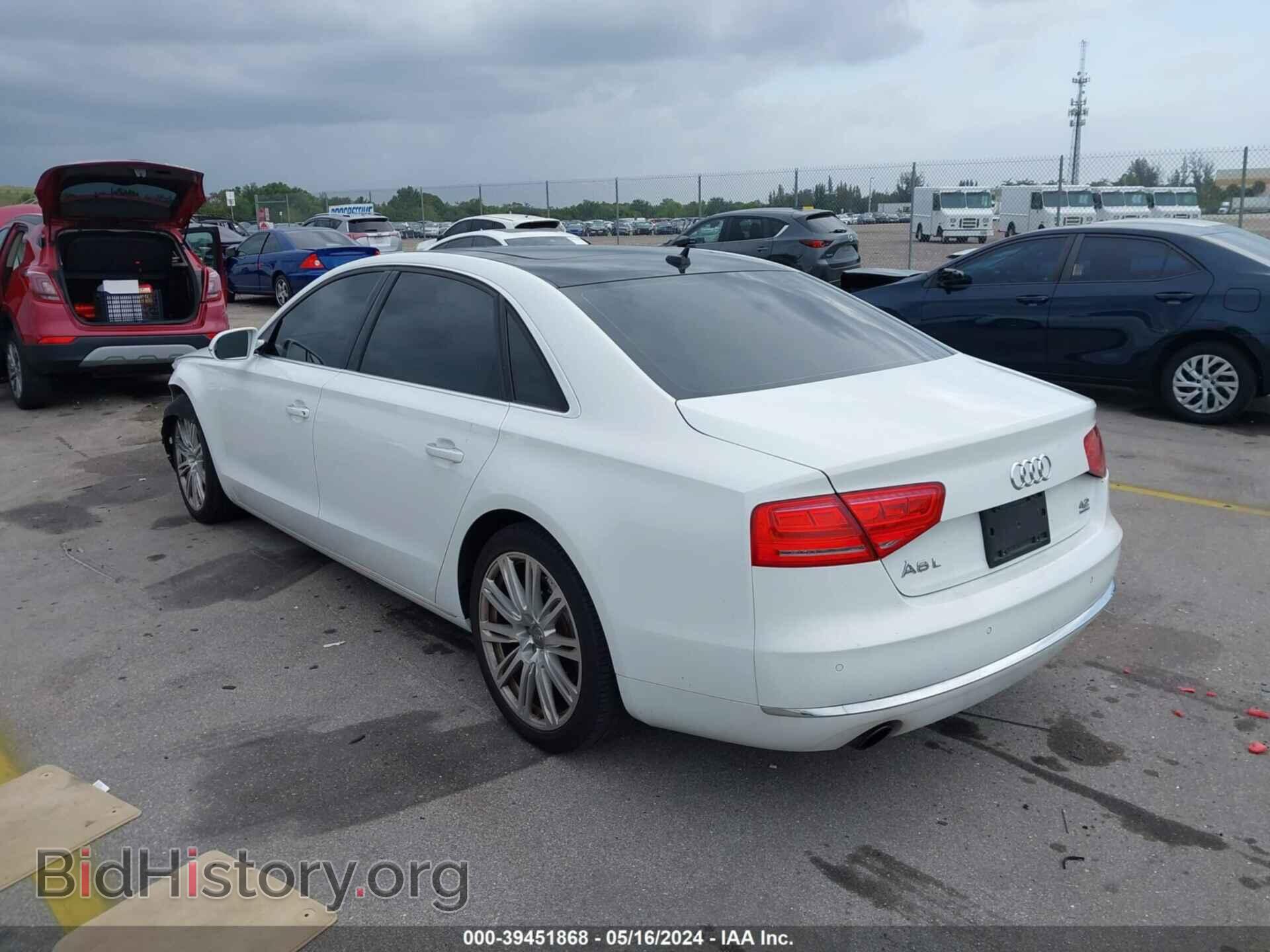 2012 AUDI A8 L - VIN: WAURVAFD2CN023325 - Фото 3