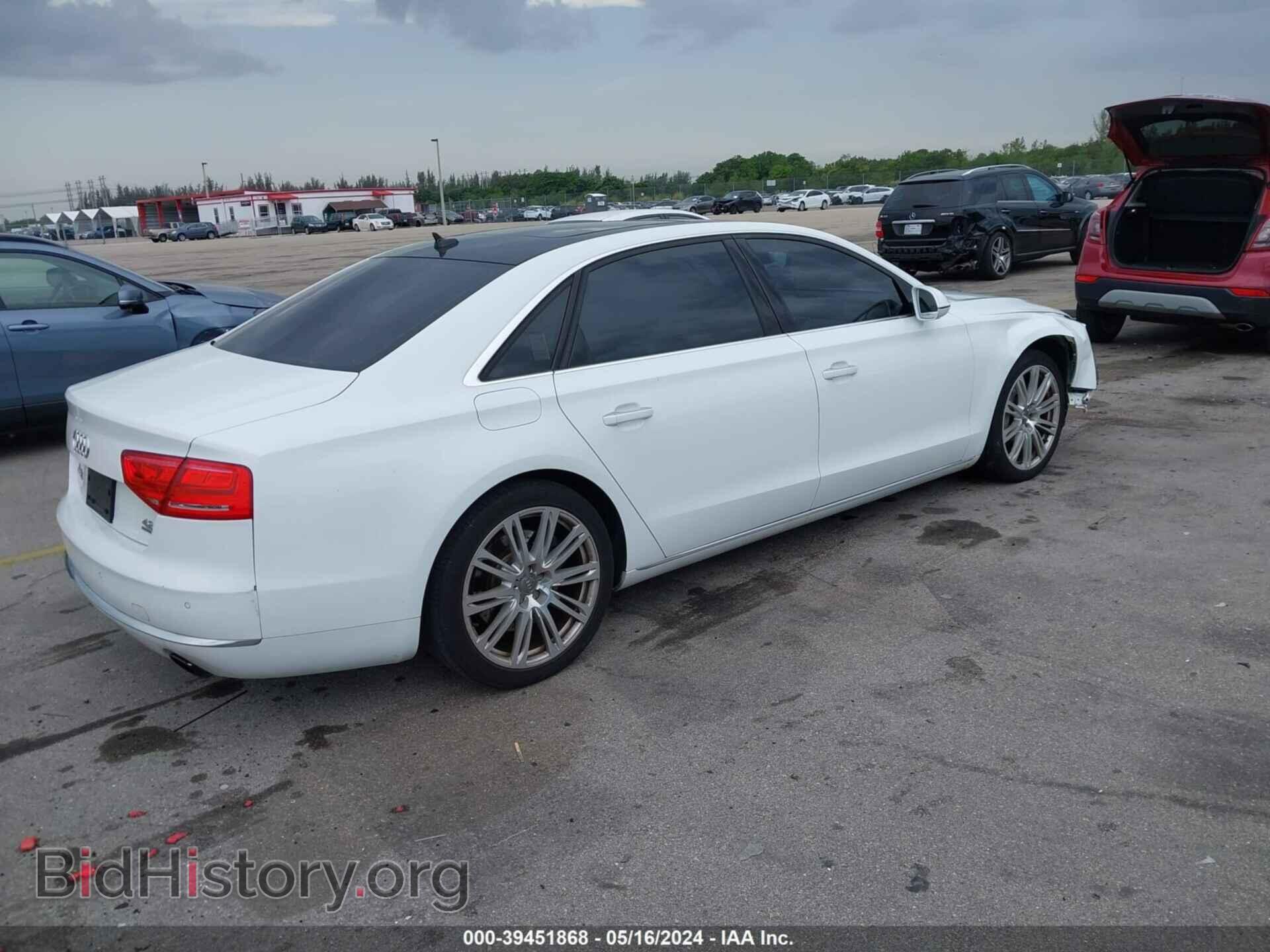 2012 AUDI A8 L - VIN: WAURVAFD2CN023325 - Фото 4
