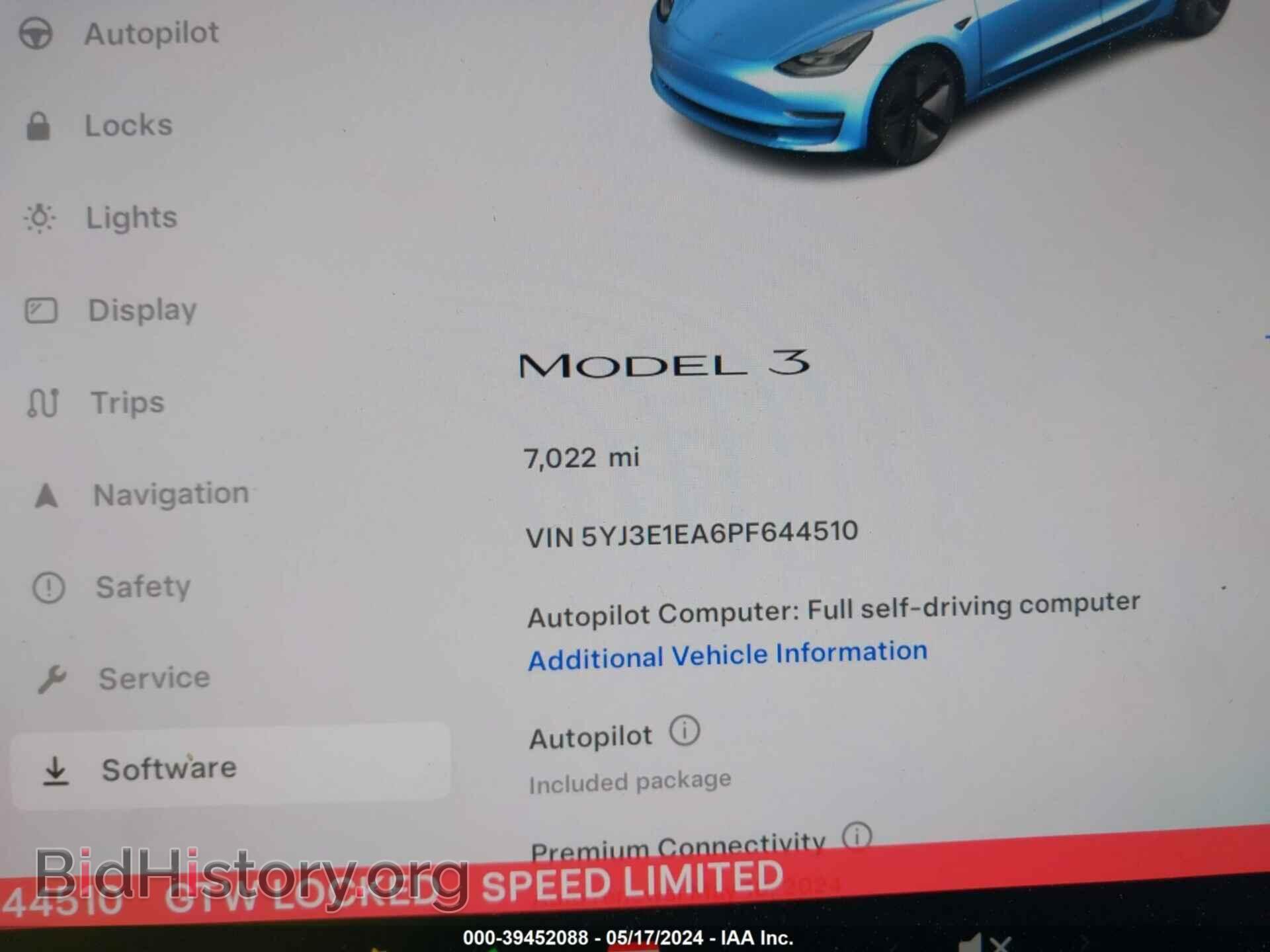 2023 TESLA MODEL 3 - VIN: 5YJ3E1EA6PF644510 - Фото 7