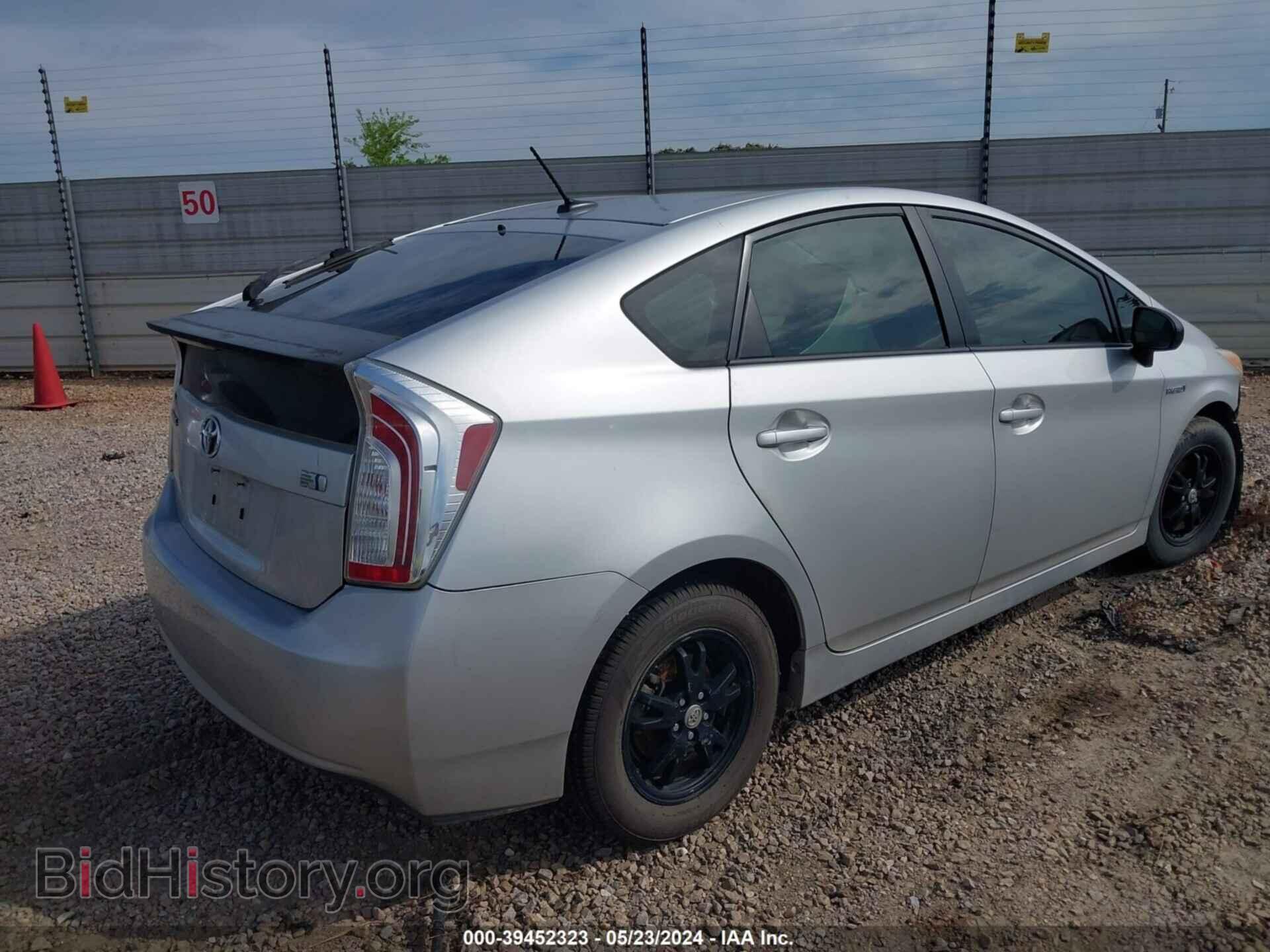 2012 TOYOTA PRIUS - VIN: JTDKN3DU7C5483552 - Фото 4