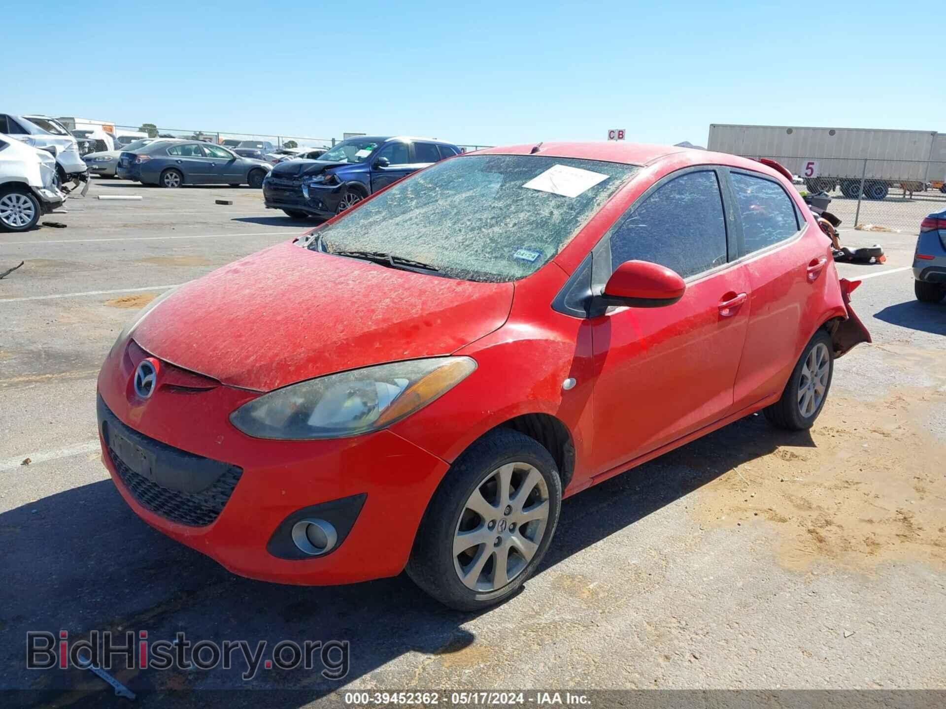 2011 MAZDA MAZDA2 - VIN: JM1DE1HY4B0119725 - Фото 2