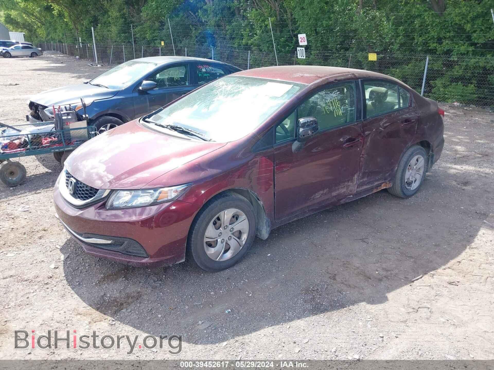 2013 HONDA CIVIC - VIN: 19XFB2F55DE060775 - Фото 2