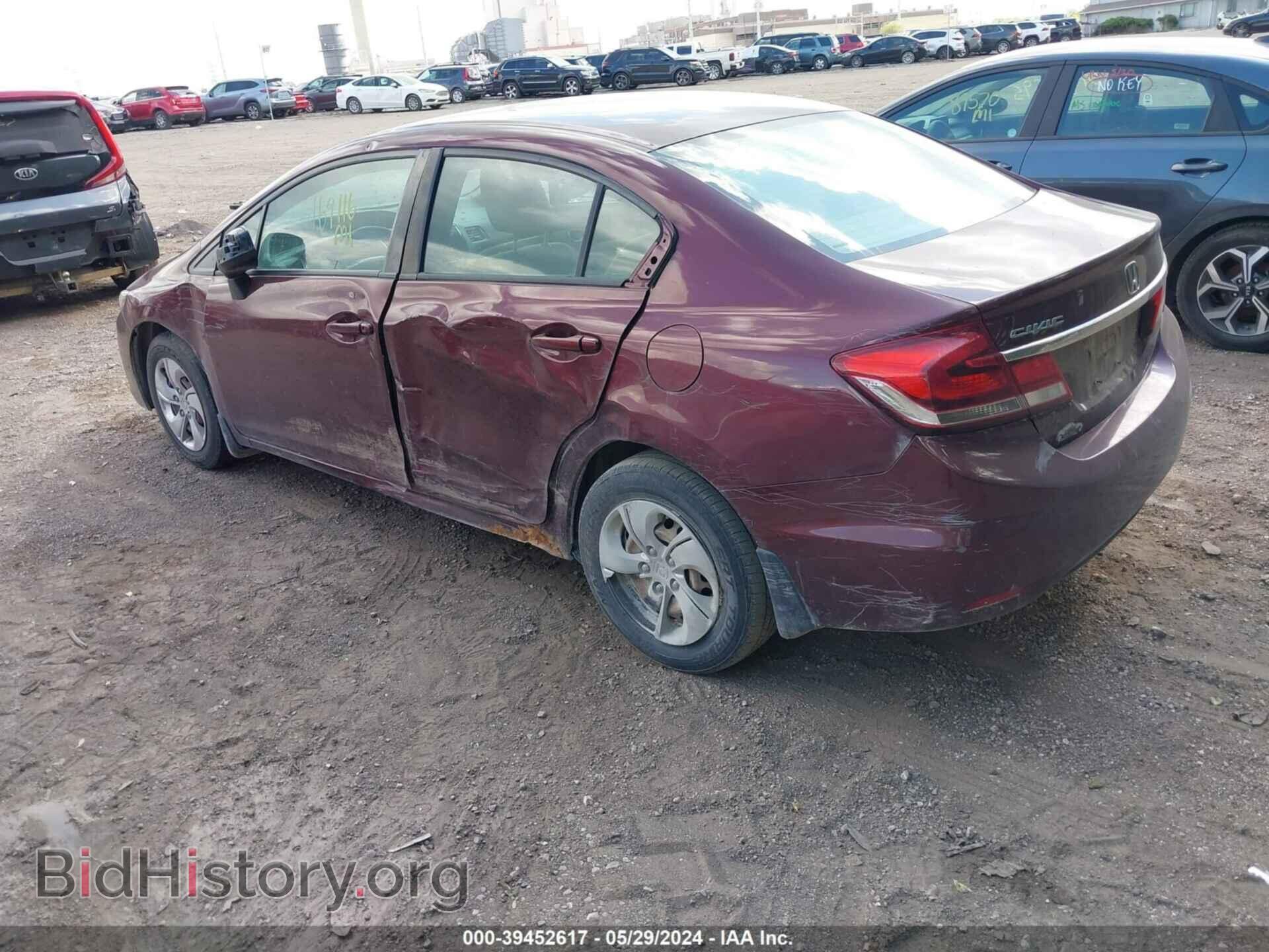 2013 HONDA CIVIC - VIN: 19XFB2F55DE060775 - Фото 3