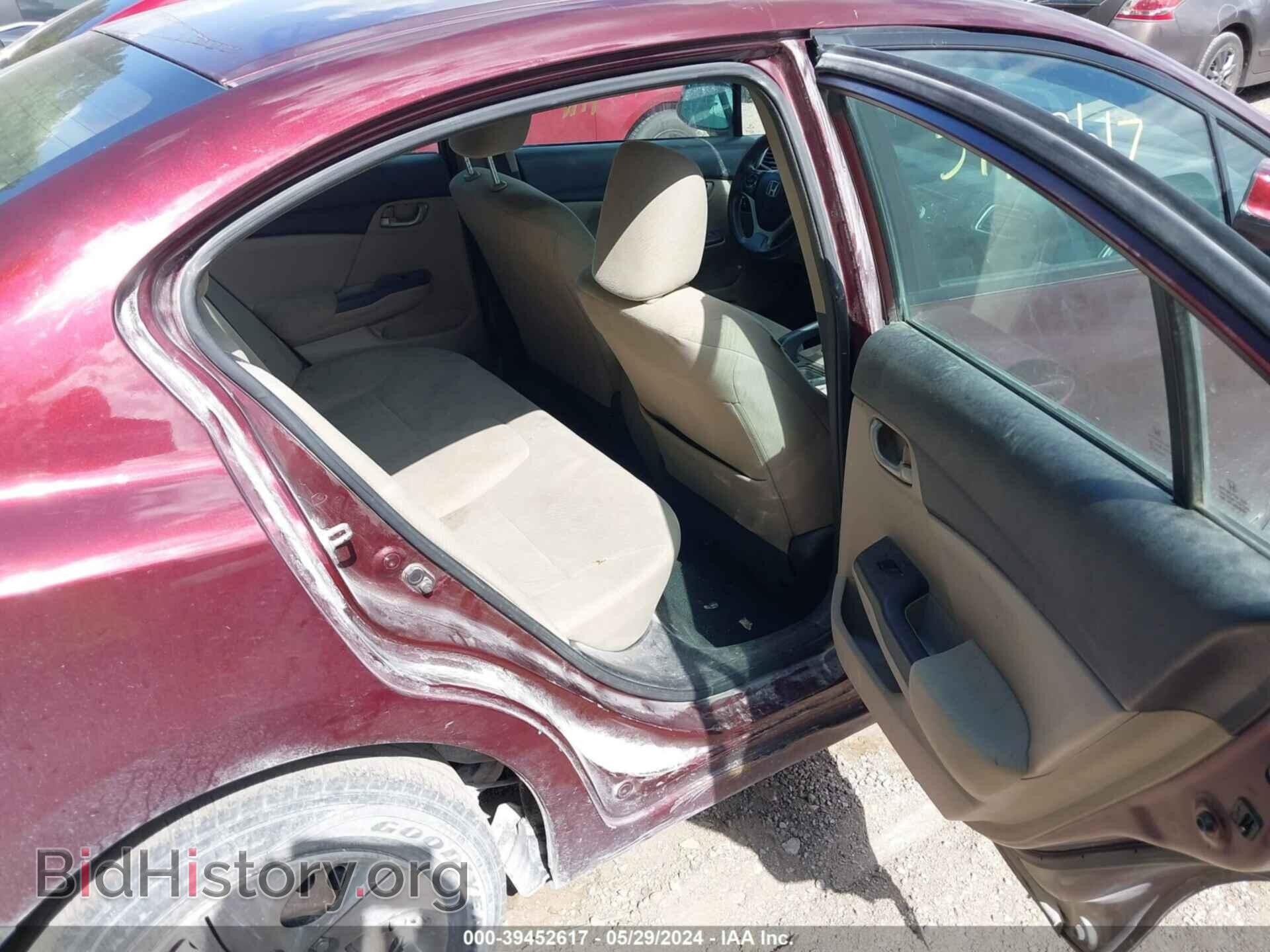 2013 HONDA CIVIC - VIN: 19XFB2F55DE060775 - Фото 8