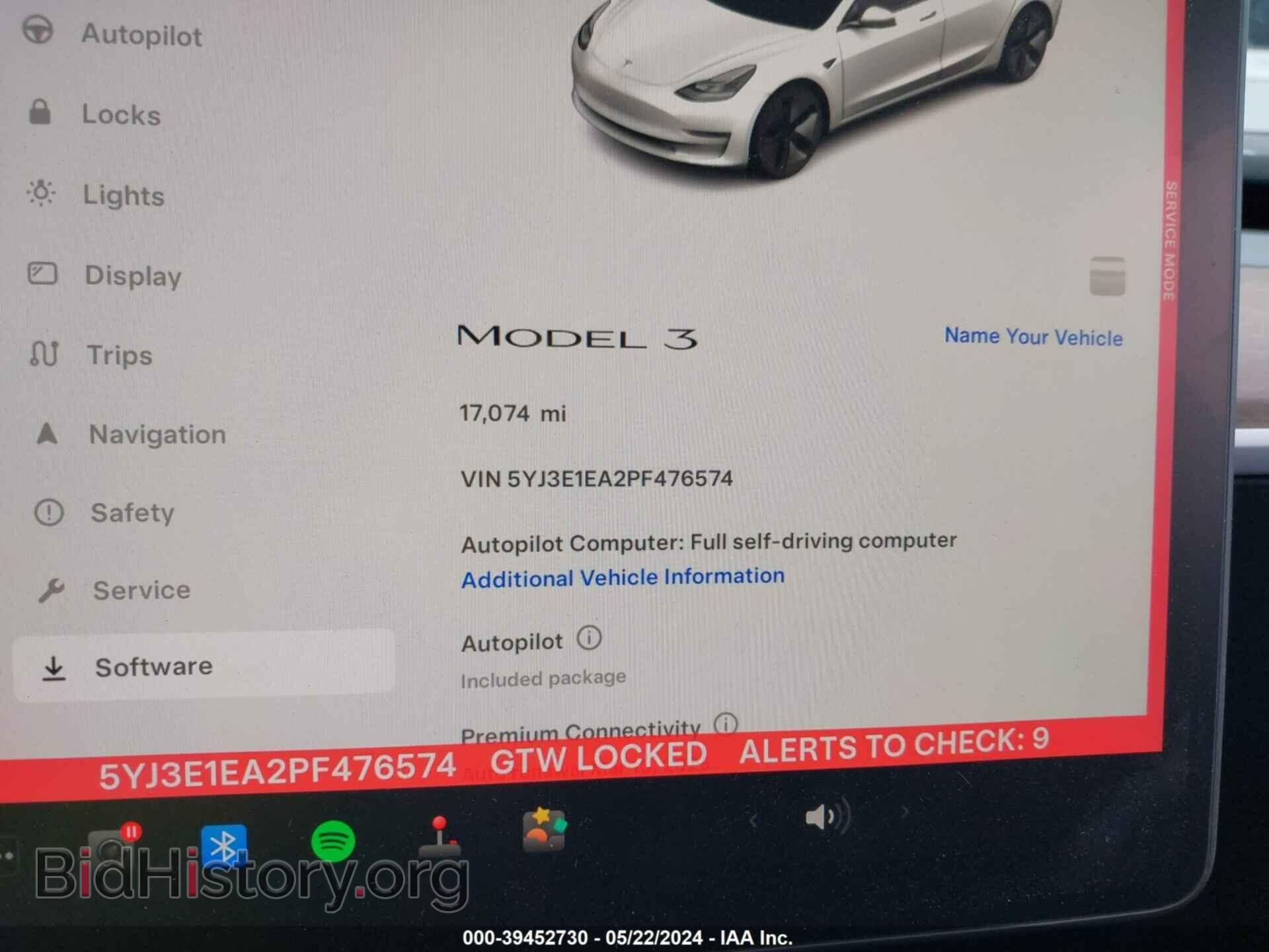 2023 TESLA MODEL 3 - VIN: 5YJ3E1EA2PF476574 - Фото 7