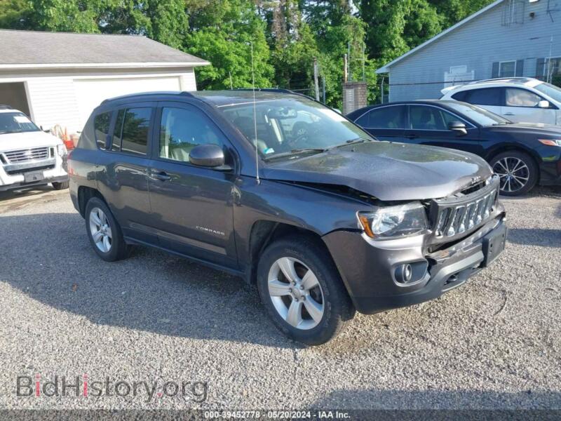 2015 Jeep COMPASS Latitude (VIN 1C4NJDEB8FD215048) — фото 1 из 17, IAAI, повреждение: передняя часть