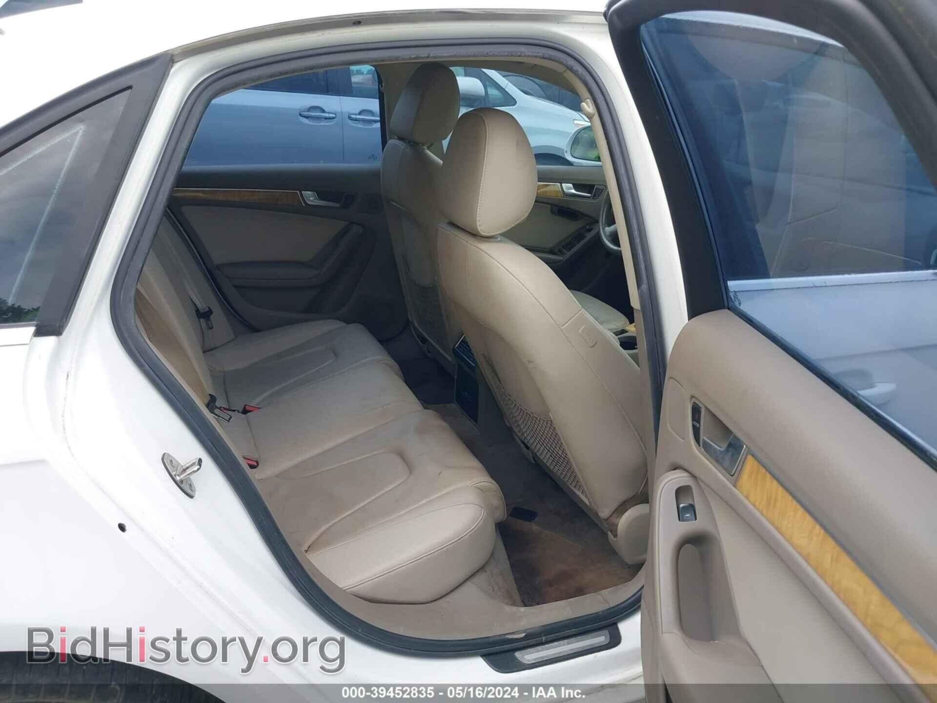 2009 AUDI A4 - VIN: WAUCF78K99N067560 - Фото 8