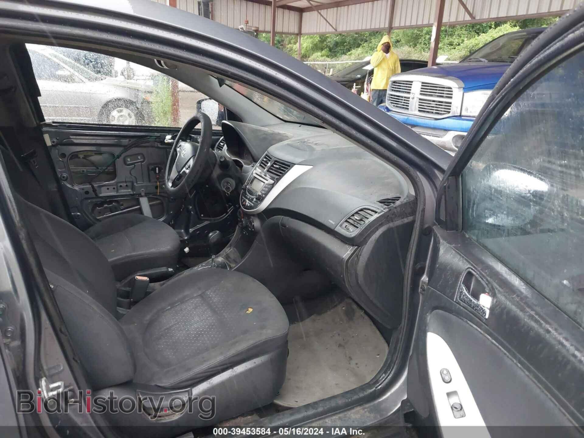 2012 HYUNDAI ACCENT - VIN: KMHCU5AE9CU004873 - Фото 5