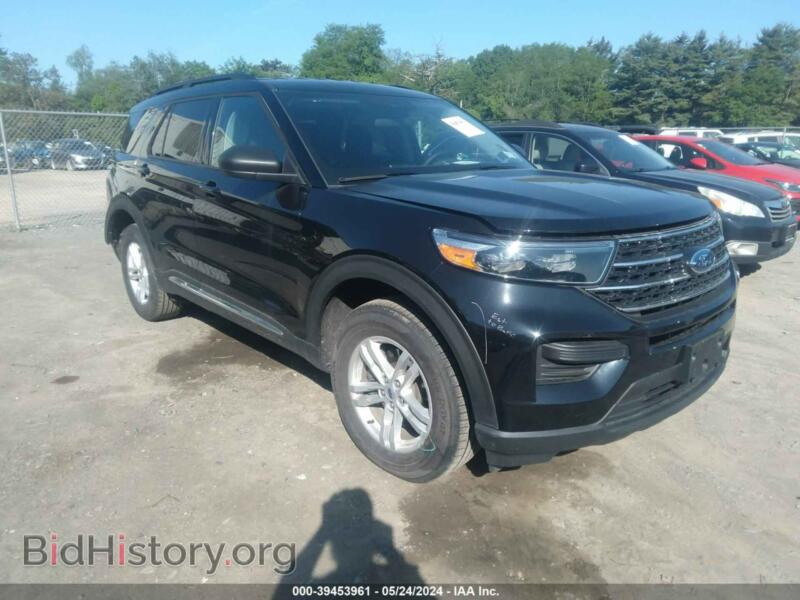 2023 Ford EXPLORER XLT (VIN 1FMSK8DH0PGB83074) — фото 1 из 17, IAAI, повреждение: левая задняя часть