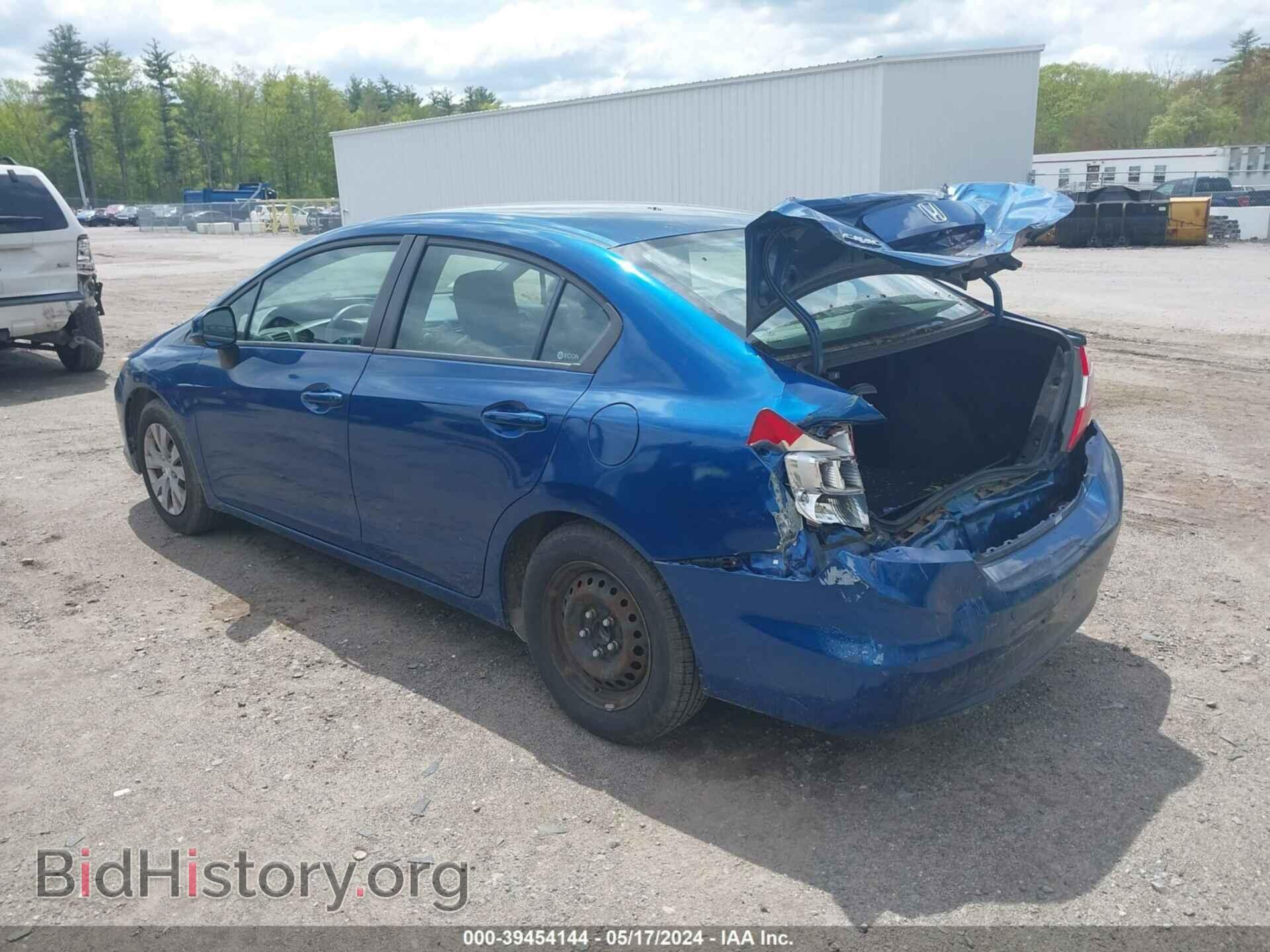 2012 HONDA CIVIC - VIN: 2HGFB2F59CH538054 - Фото 3
