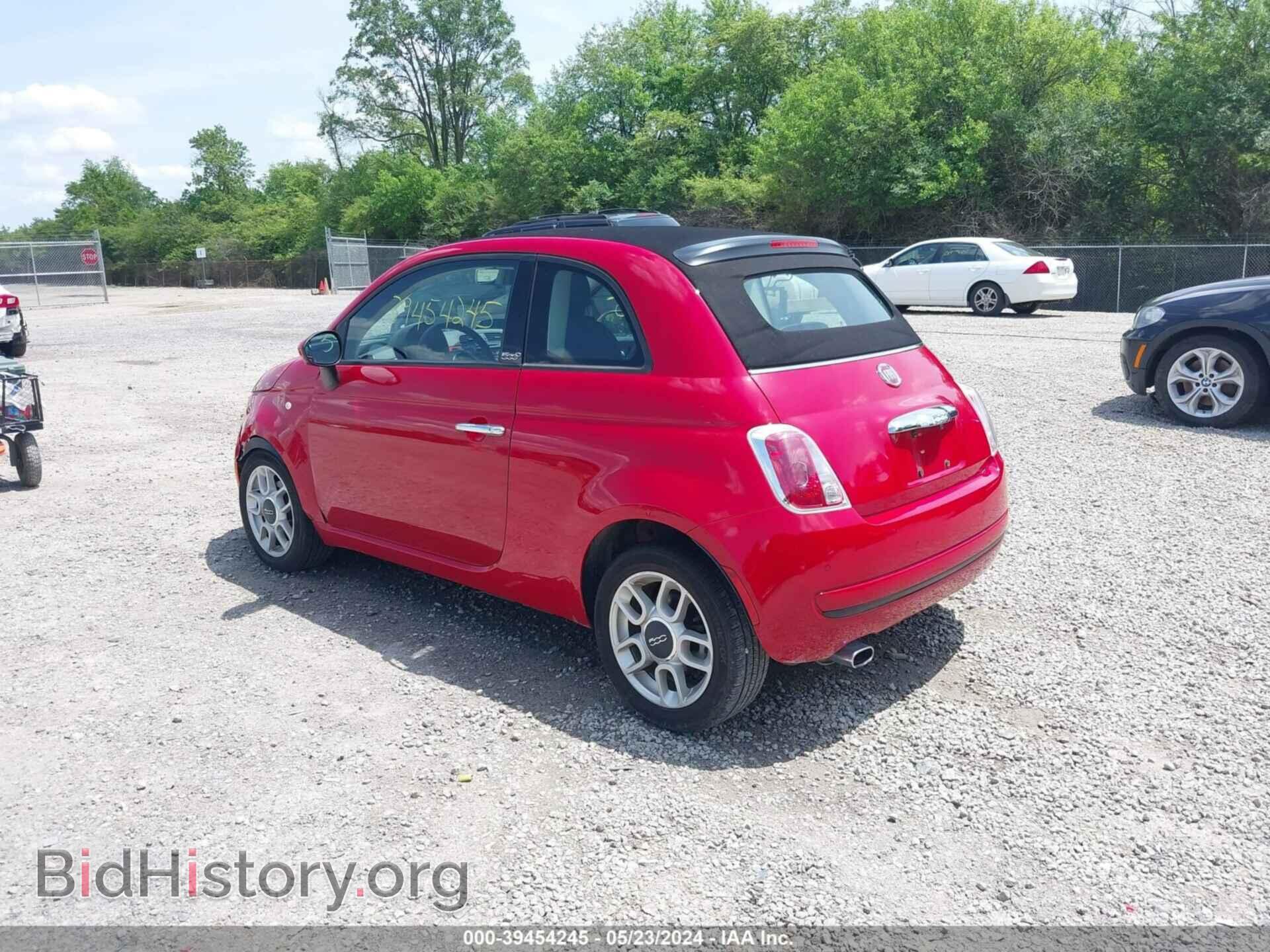 2012 FIAT 500C - VIN: 3C3CFFDR1CT171598 - Фото 3