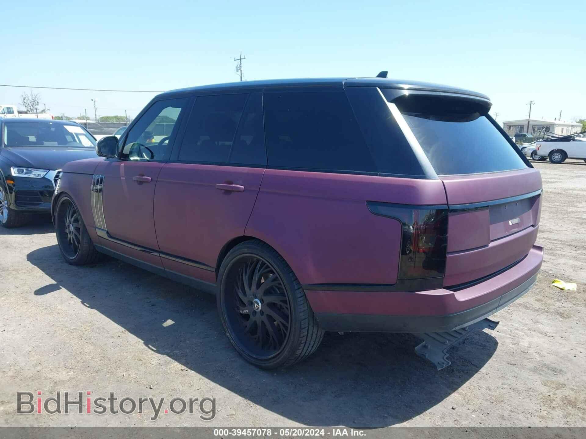 2016 LAND ROVER RANGE ROVER - VIN: SALGS2VF4GA251943 - Фото 3