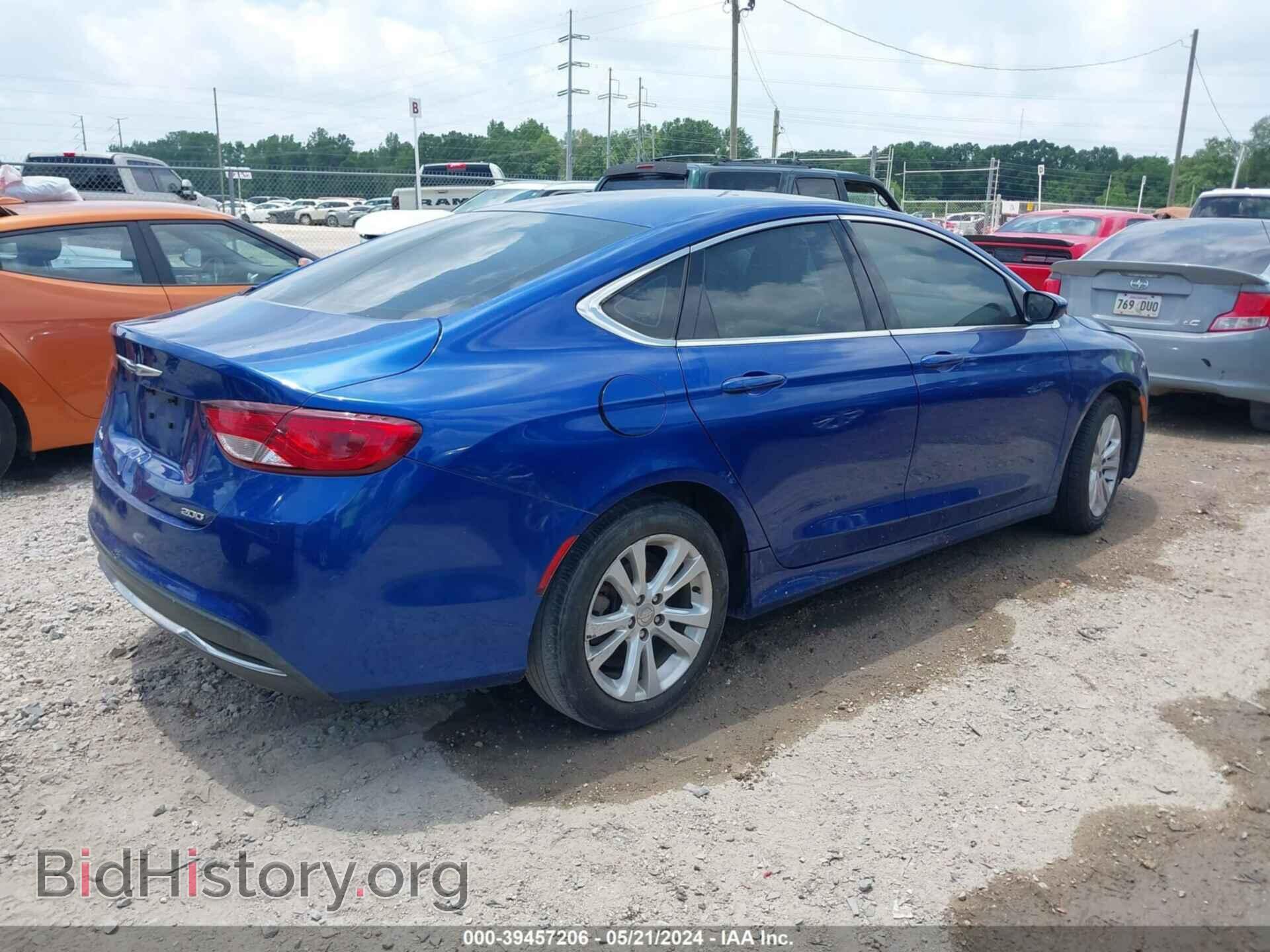2015 CHRYSLER 200 - VIN: 1C3CCCAB7FN649297 - Фото 4