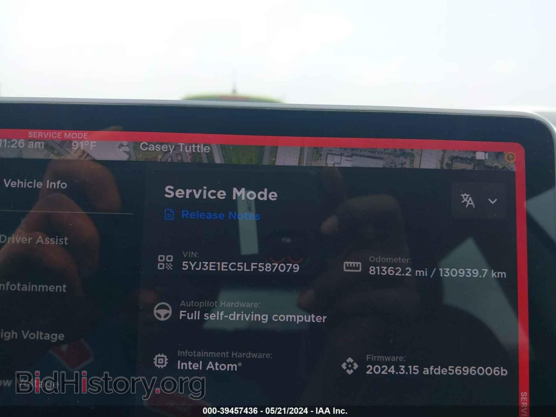2020 TESLA MODEL 3 - VIN: 5YJ3E1EC5LF587079 - Фото 7