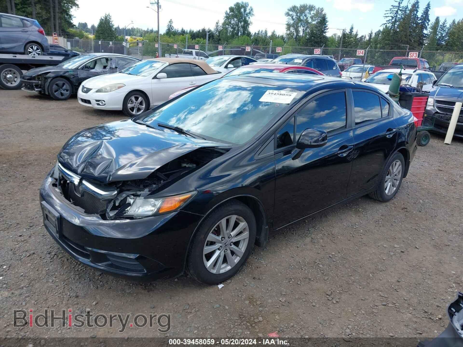2012 HONDA CIVIC - VIN: 2HGFB2F81CH598498 - Фото 2