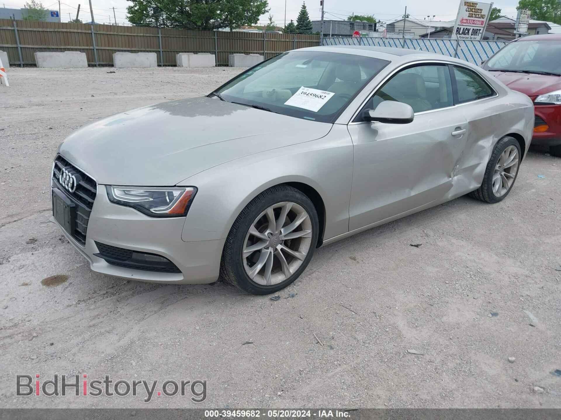 2013 AUDI A5 - VIN: WAULFAFR2DA009335 - Фото 2