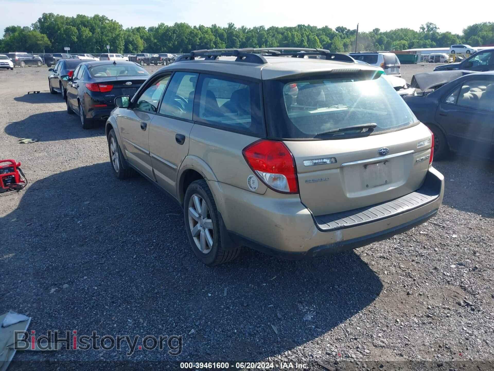 2009 SUBARU OUTBACK - VIN: 4S4BP61C697348319 - Фото 3