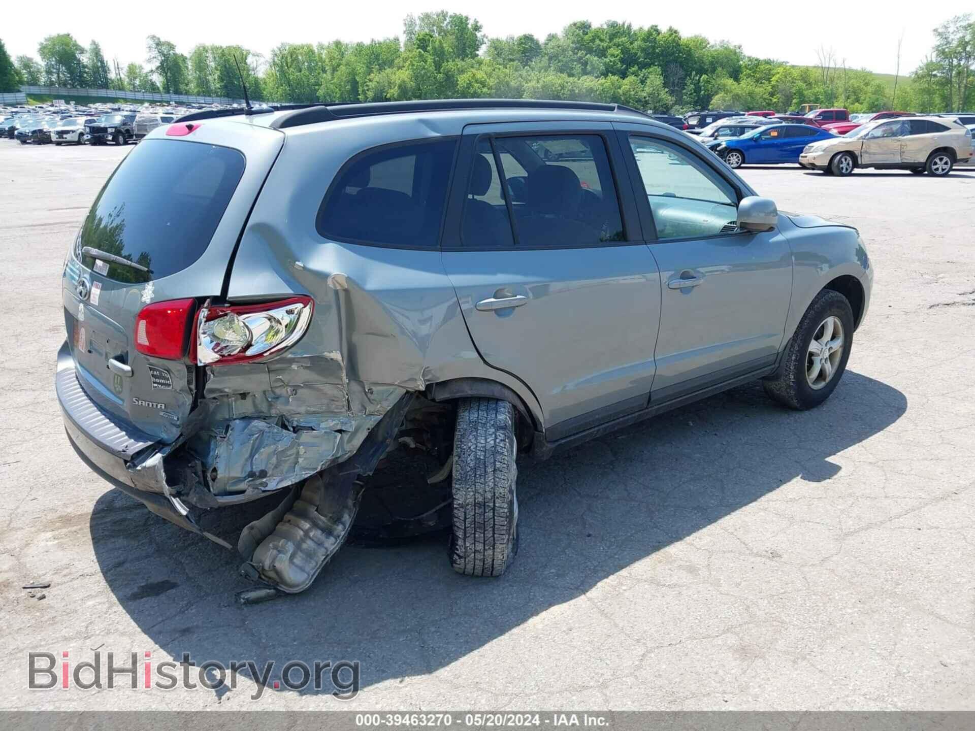 2008 HYUNDAI SANTA FE - VIN: 5NMSG73D68H140366 - Фото 4