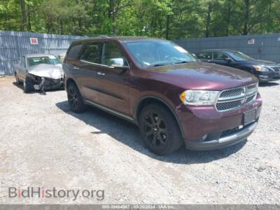 2012 Dodge DURANGO Citadel, burgundy — VIN 1C4RDJEG1CC153707, IAAI