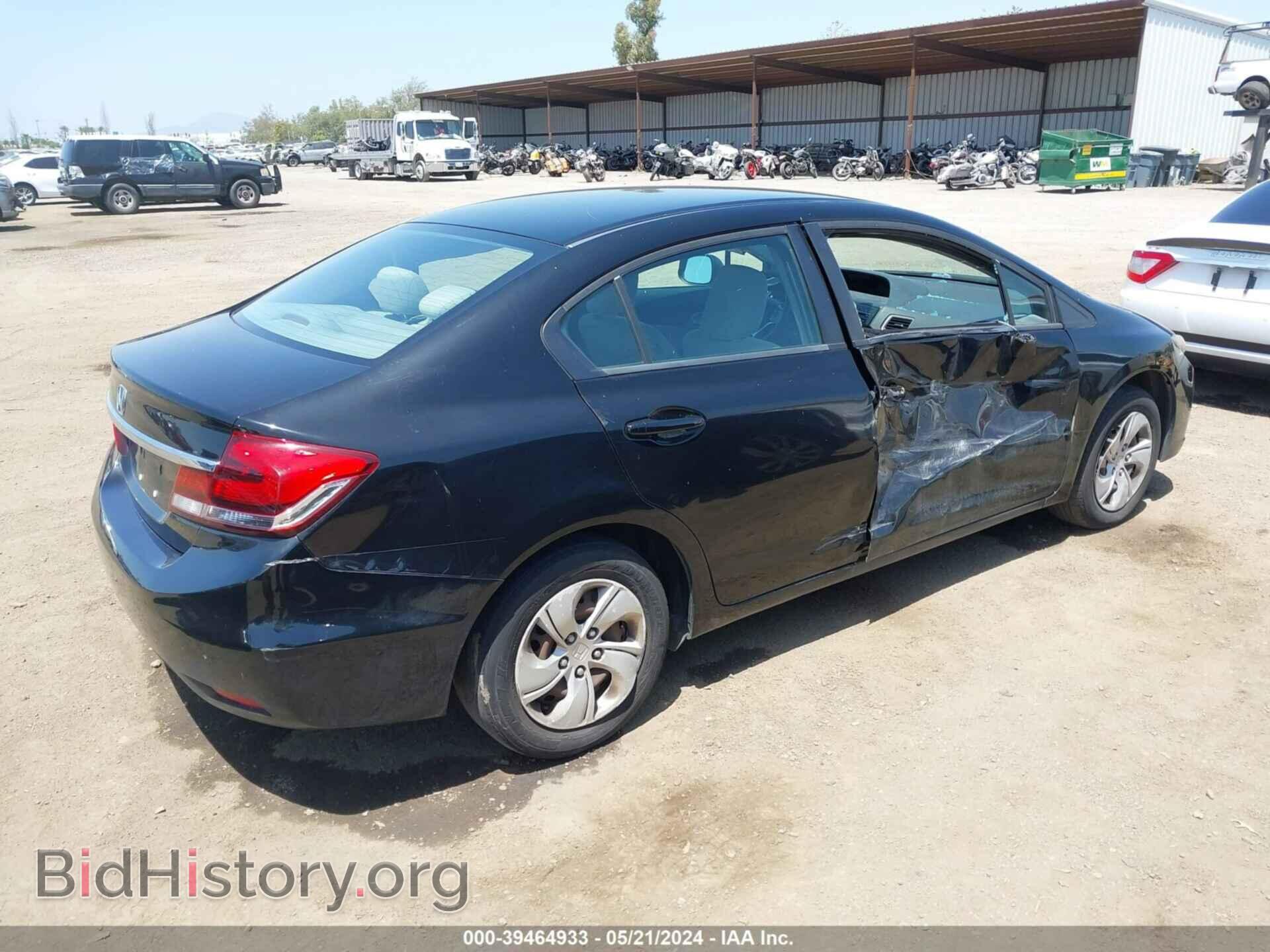 2013 HONDA CIVIC - VIN: 19XFB2F55DE244503 - Фото 4