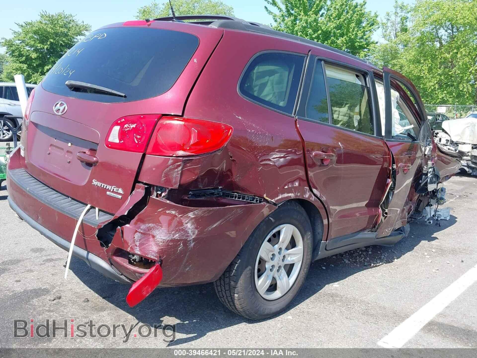 2009 HYUNDAI SANTA FE - VIN: 5NMSG73D19H282965 - Фото 4