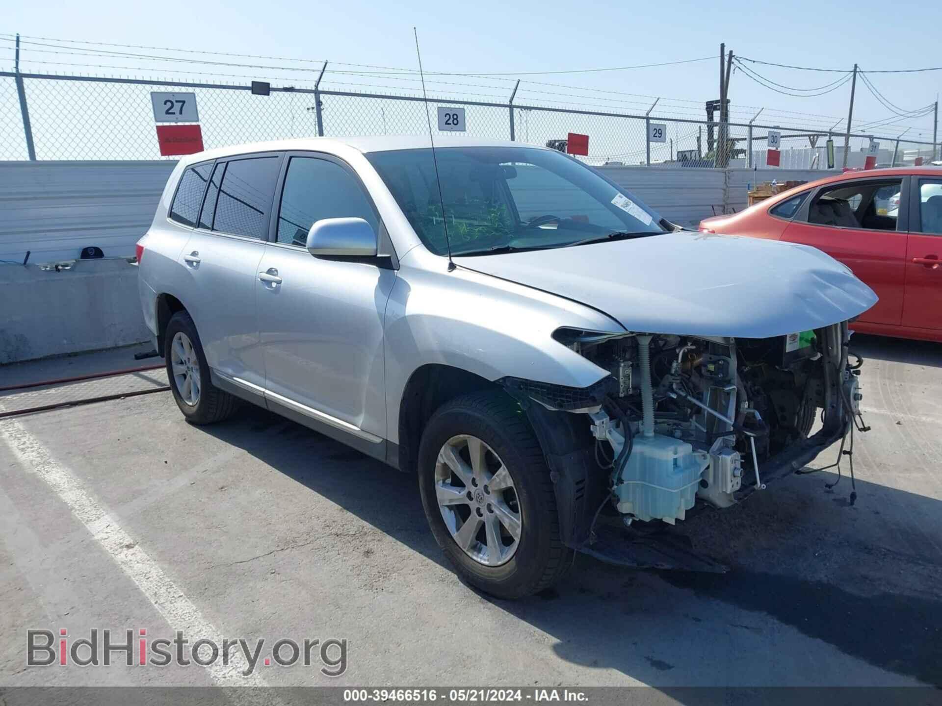 Photo 5TDZA3EH9CS027770 - TOYOTA HIGHLANDER 2012