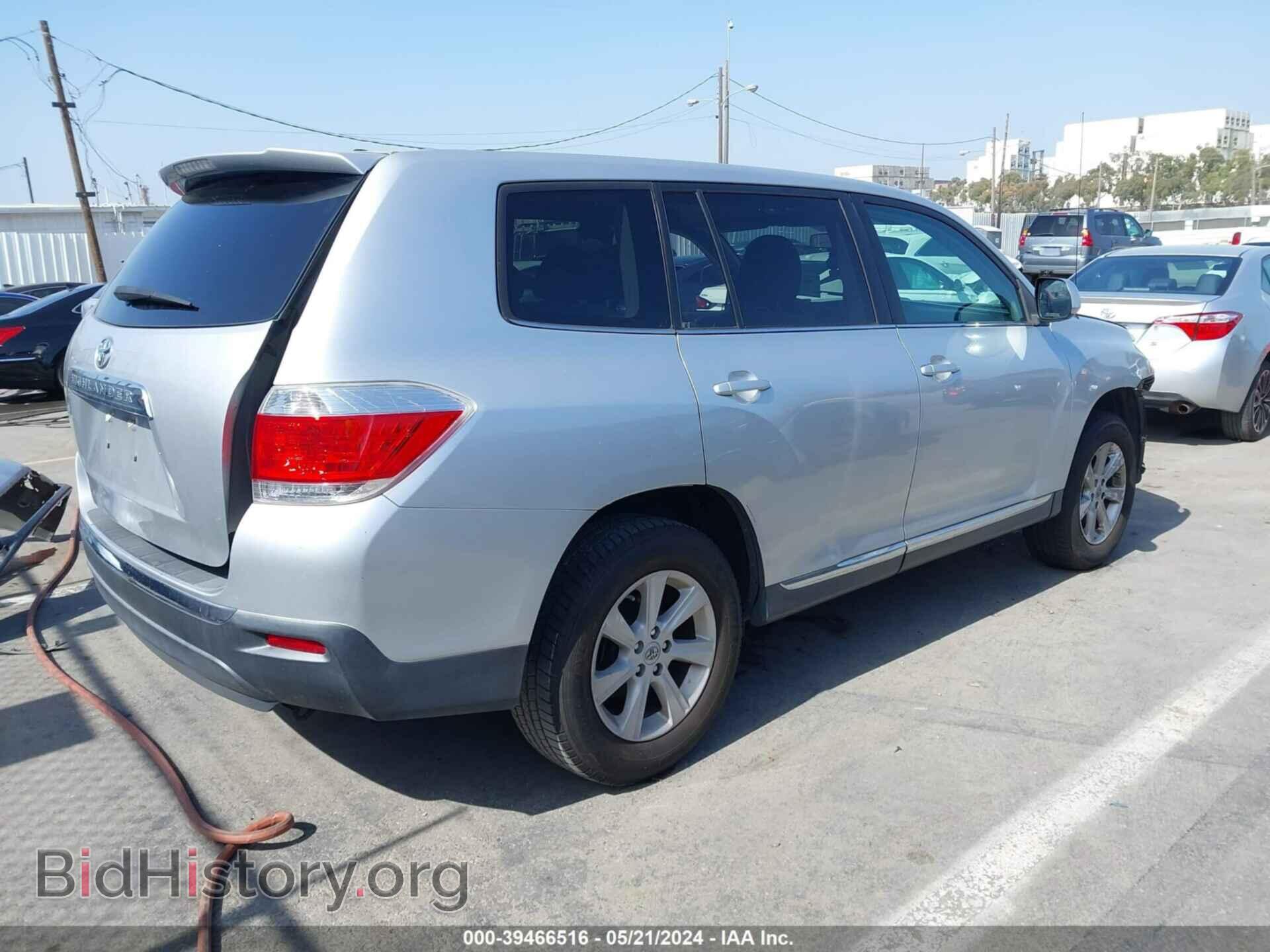 2012 TOYOTA HIGHLANDER - VIN: 5TDZA3EH9CS027770 - Фото 4