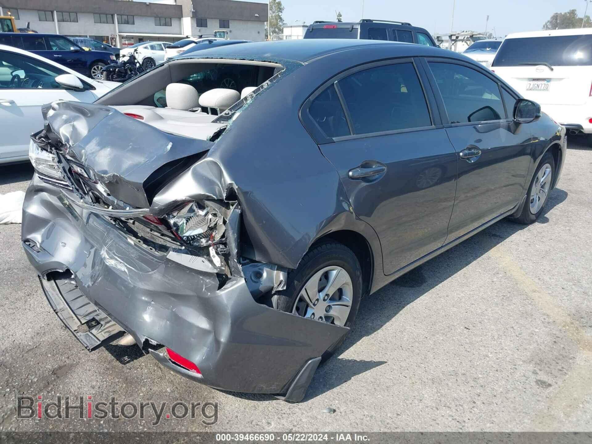 2013 HONDA CIVIC - VIN: 2HGFB2F58DH513583 - Photo 4