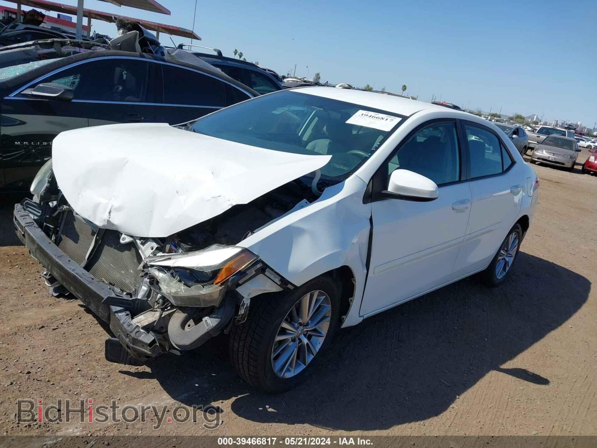 2014 TOYOTA COROLLA - VIN: 5YFBURHEXEP118541 - Фото 2