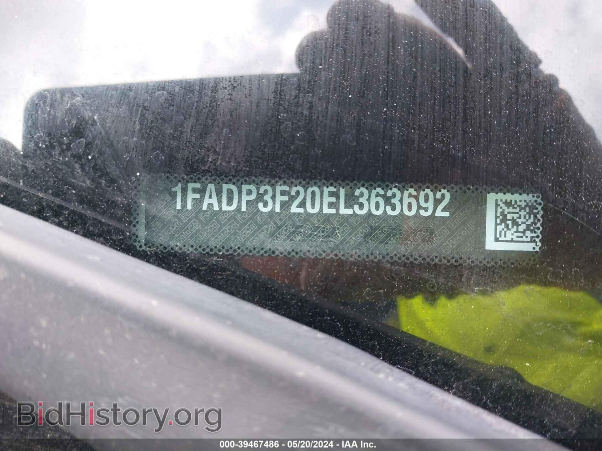 2014 FORD FOCUS - VIN: 1FADP3F20EL363692 - Фото 9