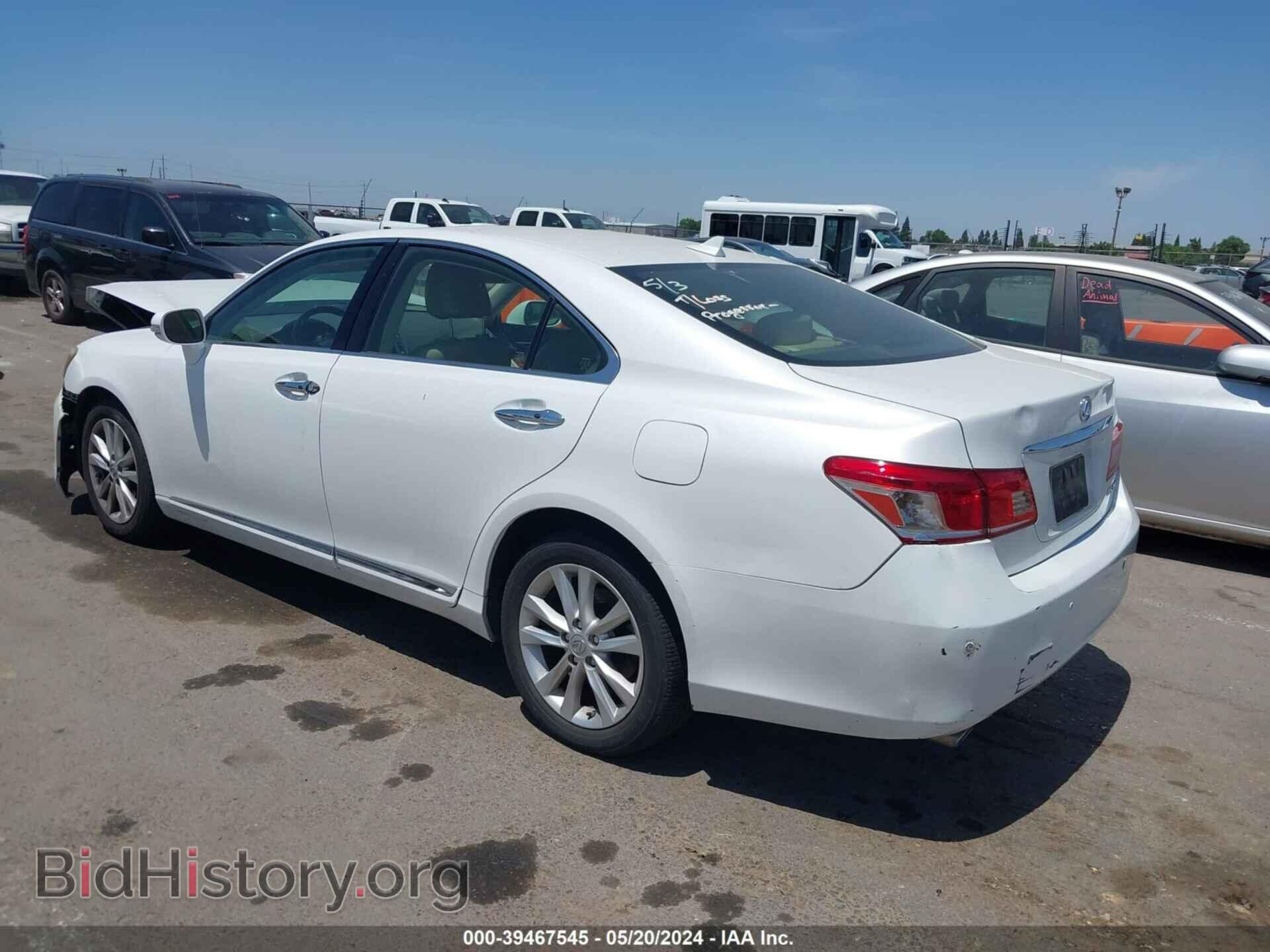 2011 LEXUS ES 350 - VIN: JTHBK1EG0B2469724 - Фото 3