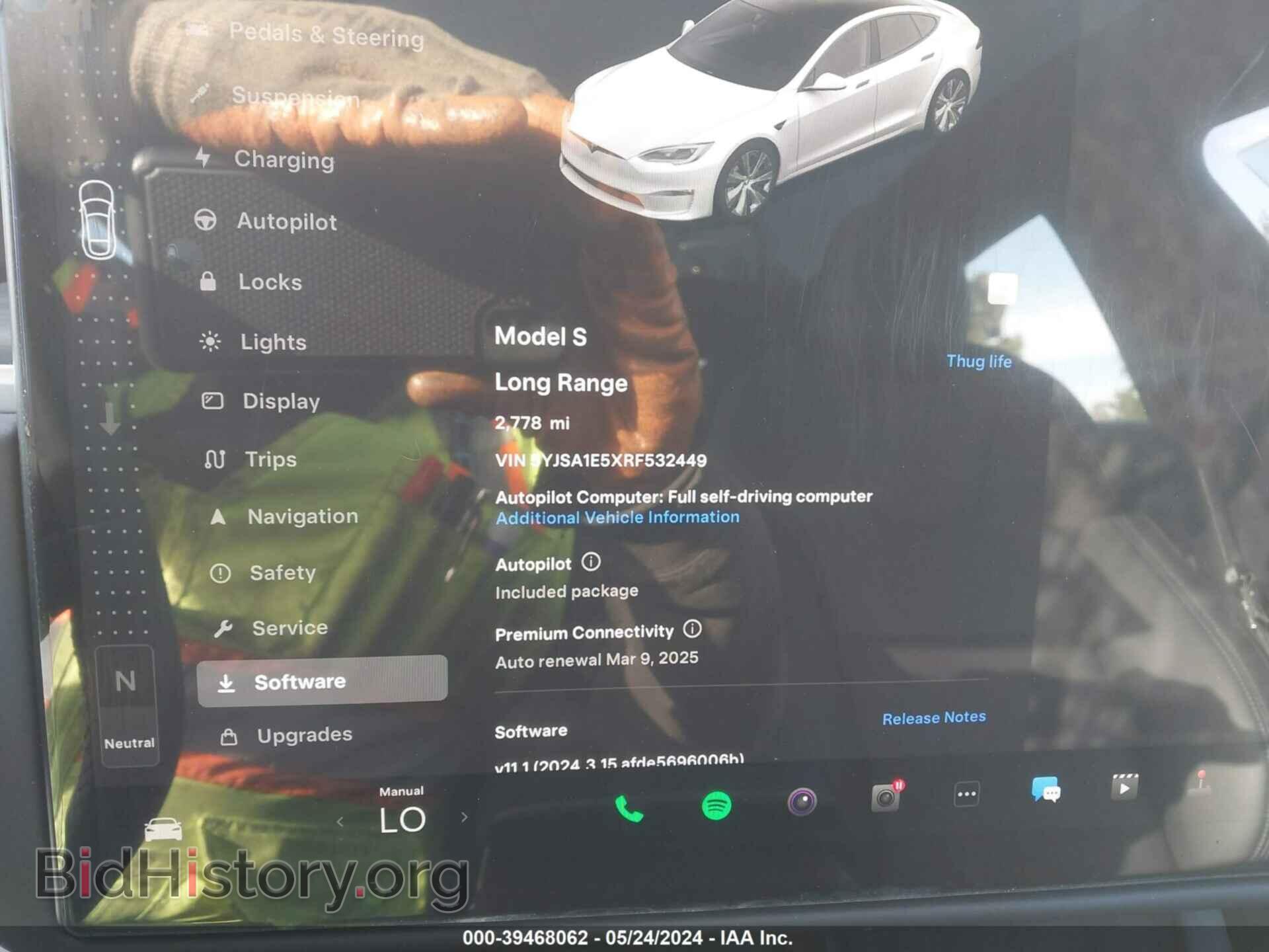 2024 TESLA MODEL S - VIN: 5YJSA1E5XRF532449 - Photo 7