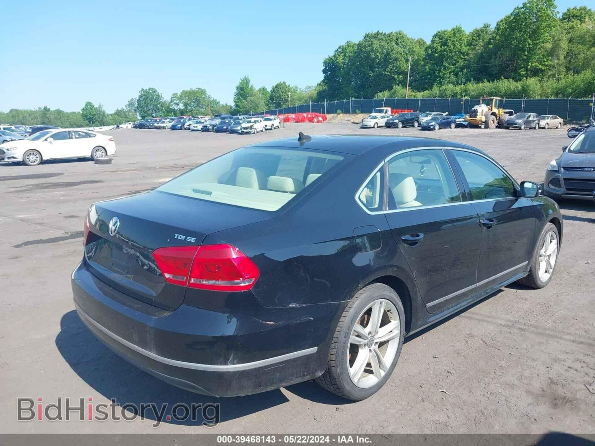 2014 VOLKSWAGEN PASSAT - VIN: 1VWBN7A37EC007350 - Фото 4