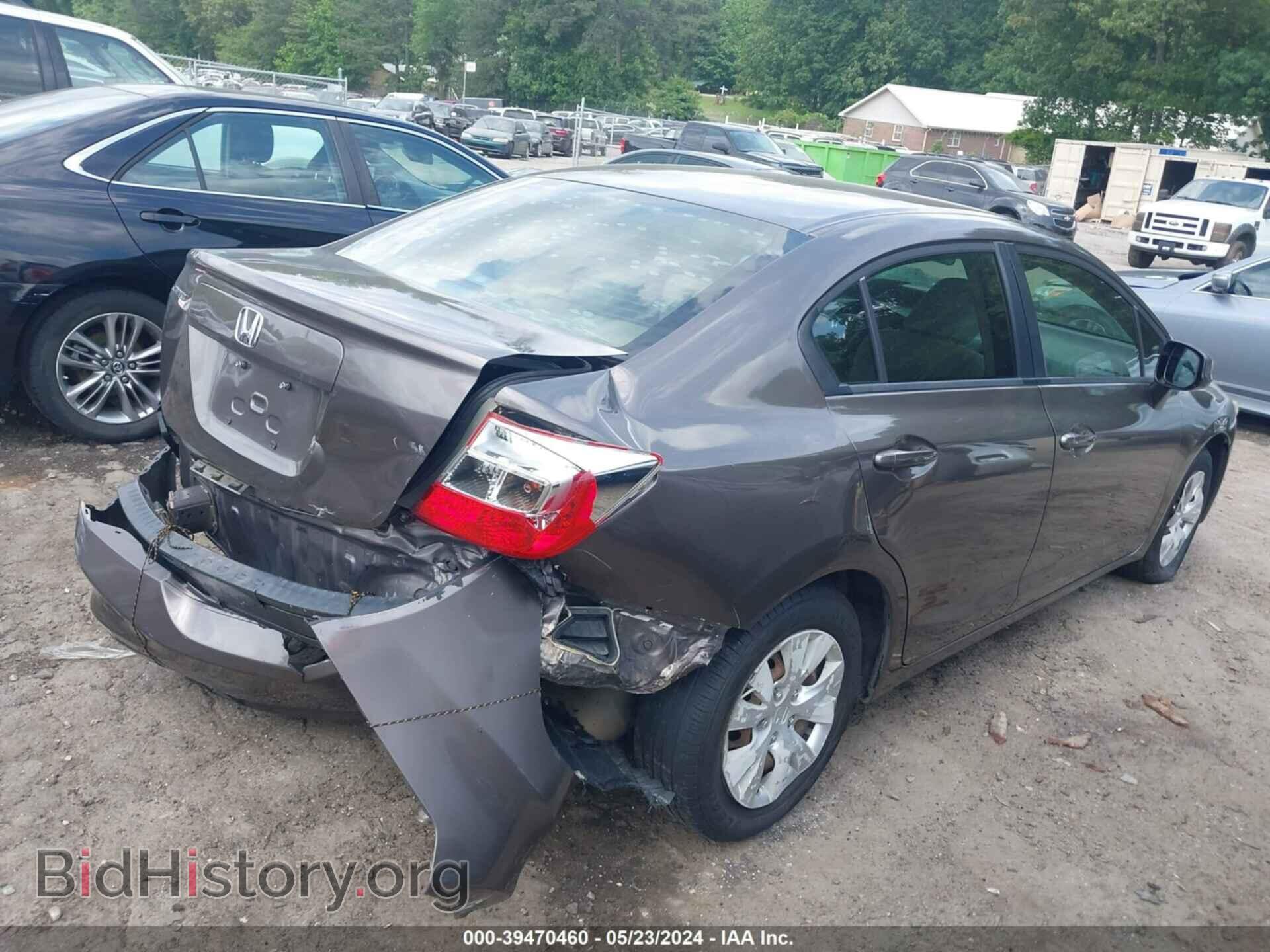 2012 HONDA CIVIC - VIN: 2HGFB2F51CH596367 - Photo 4