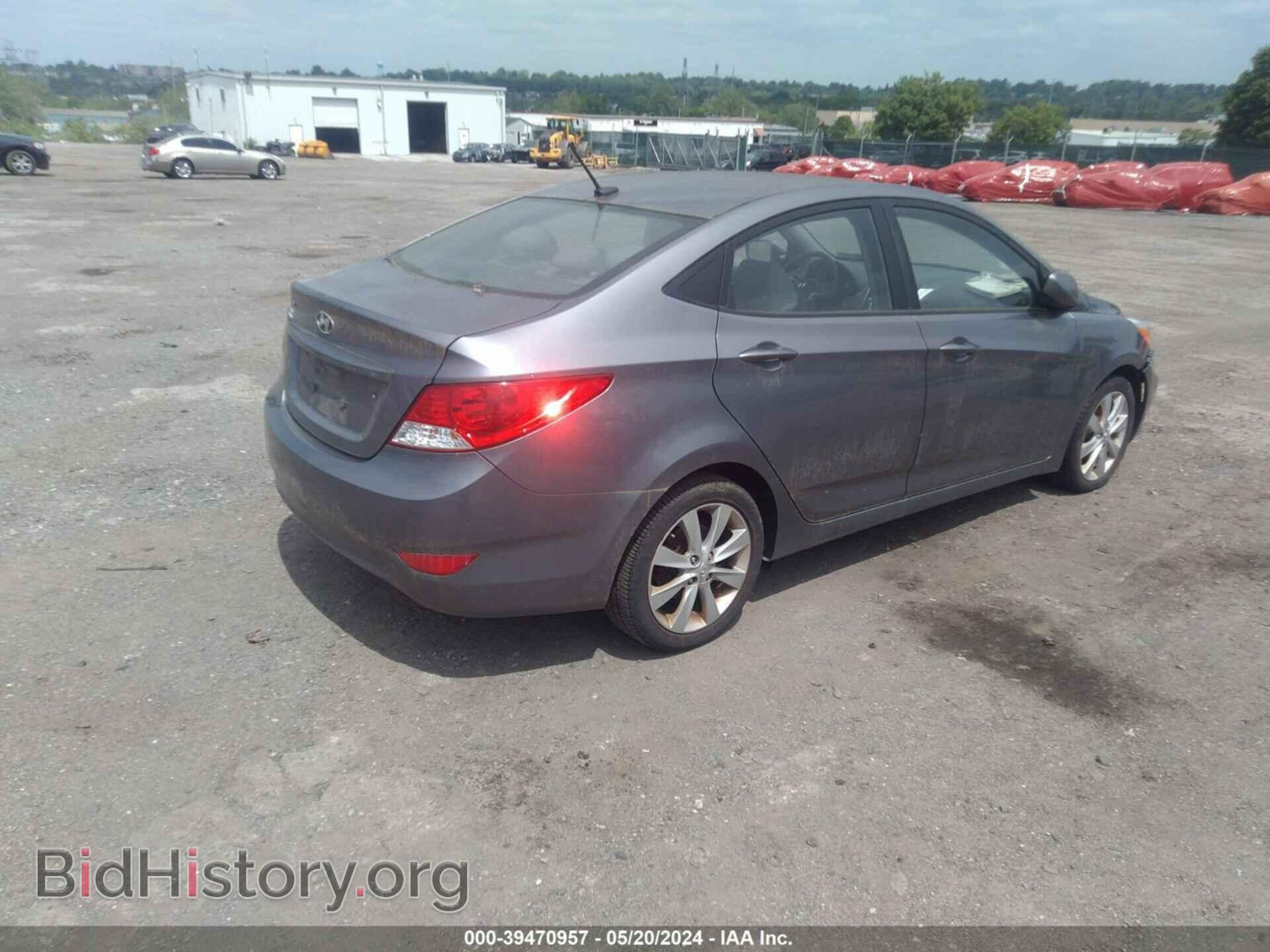 2014 HYUNDAI ACCENT - VIN: KMHCU4AE2EU769999 - Фото 4
