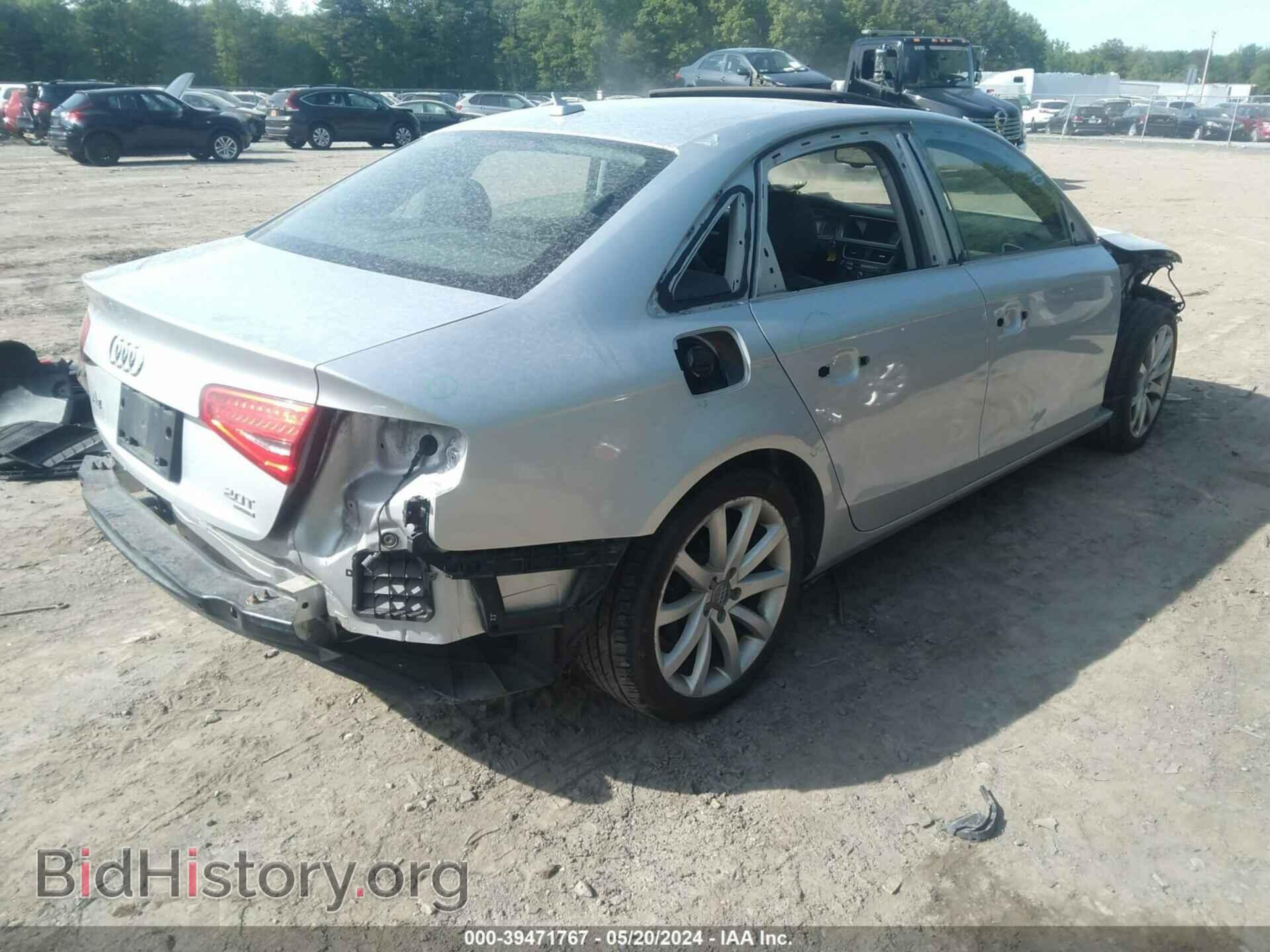 2013 AUDI A4 - VIN: WAUFFAFL2DN026203 - Фото 4