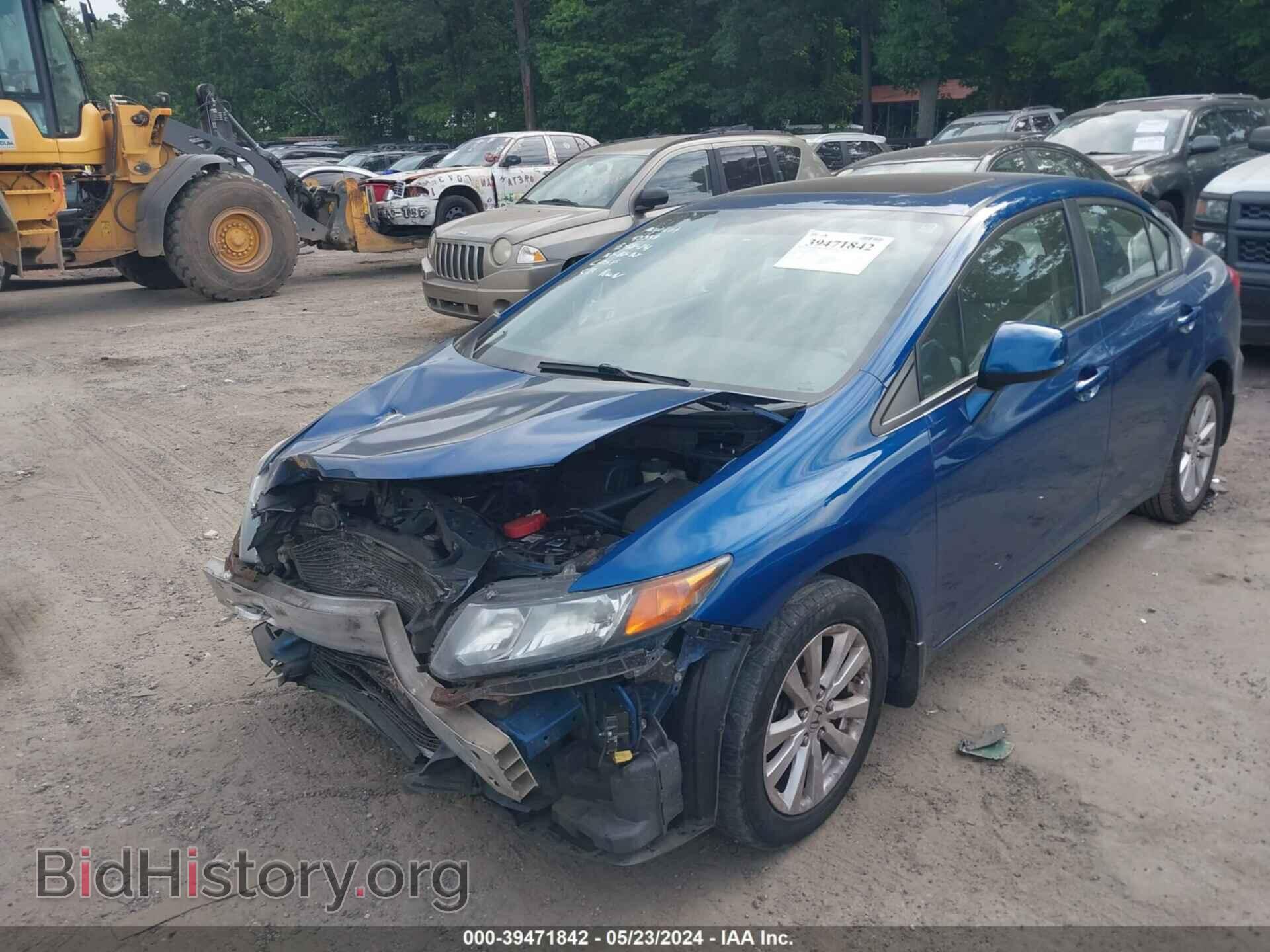 2012 HONDA CIVIC - VIN: 19XFB2F90CE024087 - Фото 2