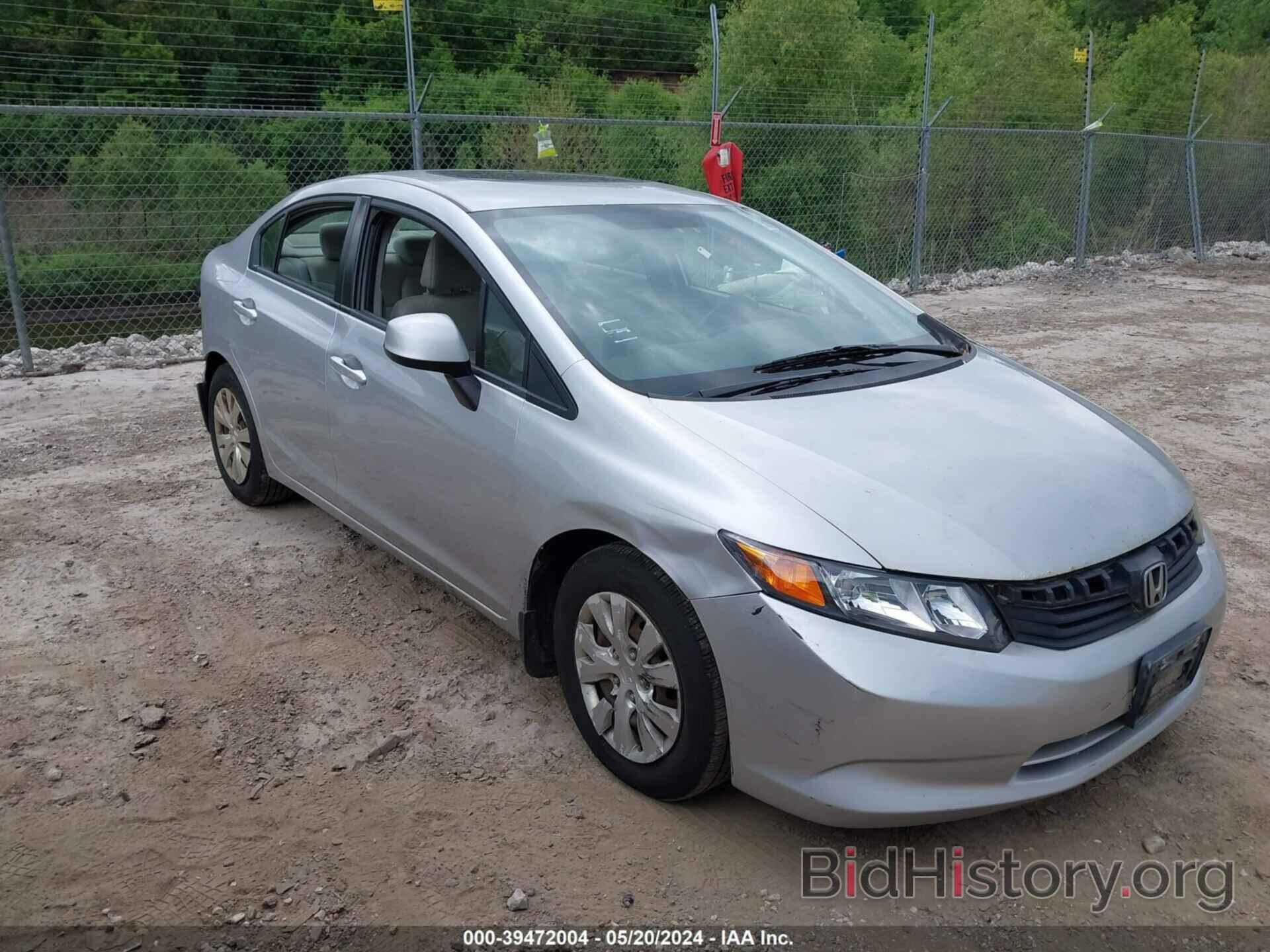 Photo 19XFB2E54CE003452 - HONDA CIVIC 2012