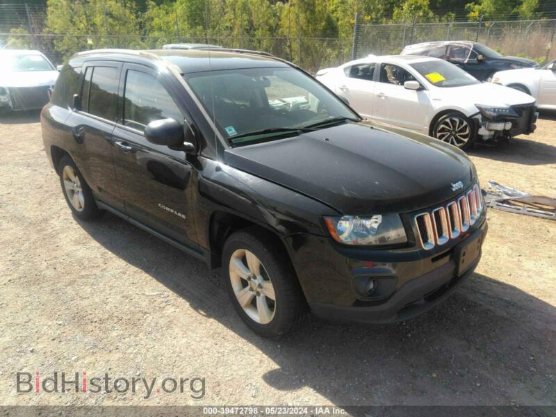 2015 Jeep COMPASS Sport (VIN 1C4NJDBB7FD332575) — фото 1 из 12, IAAI, повреждение: передняя часть
