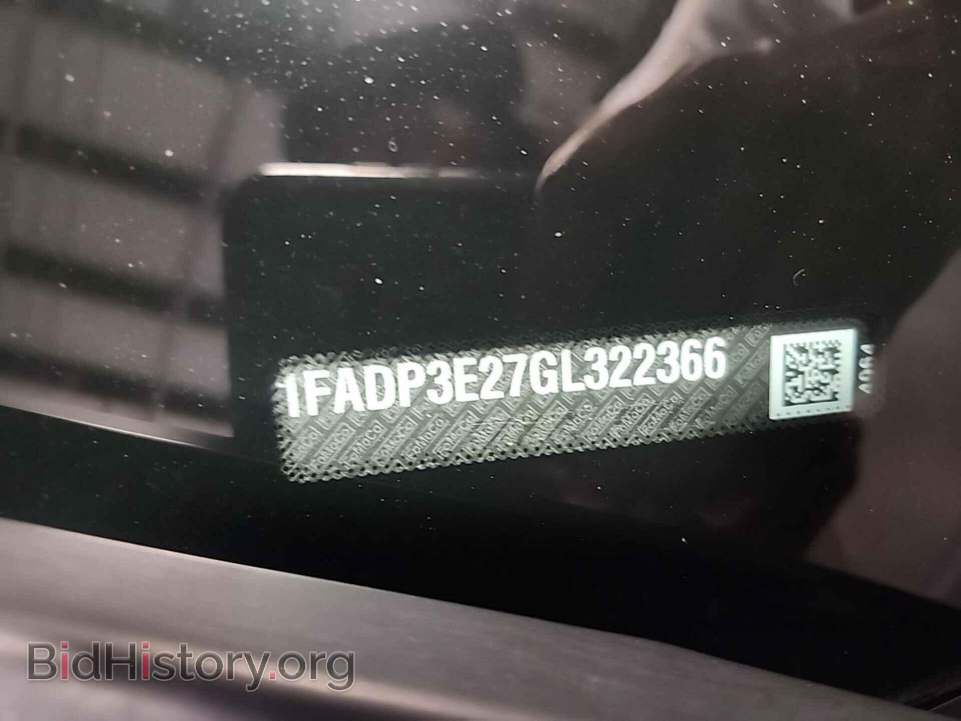 Фотография 1FADP3E27GL322366 - FORD FOCUS 2016
