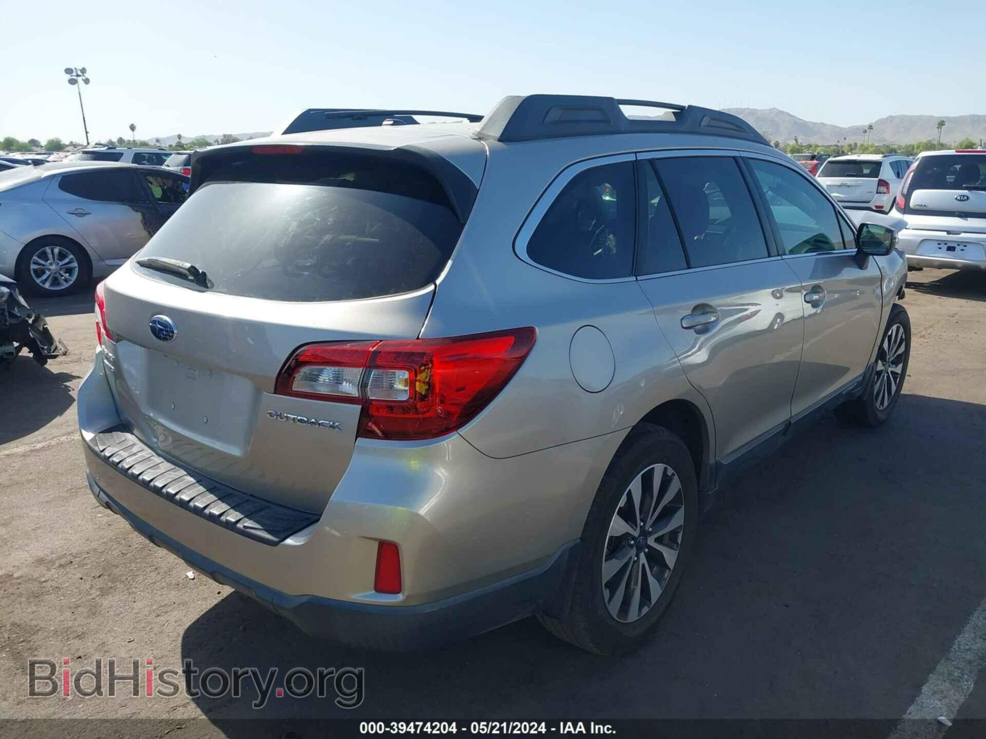 2015 SUBARU OUTBACK - VIN: 4S4BSBLC9F3341226 - Фото 4
