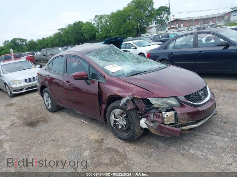 2015 Honda CIVIC LX (VIN 19XFB2F57FE122003) — фото 1 из 12, IAAI, повреждение: опрокидывание