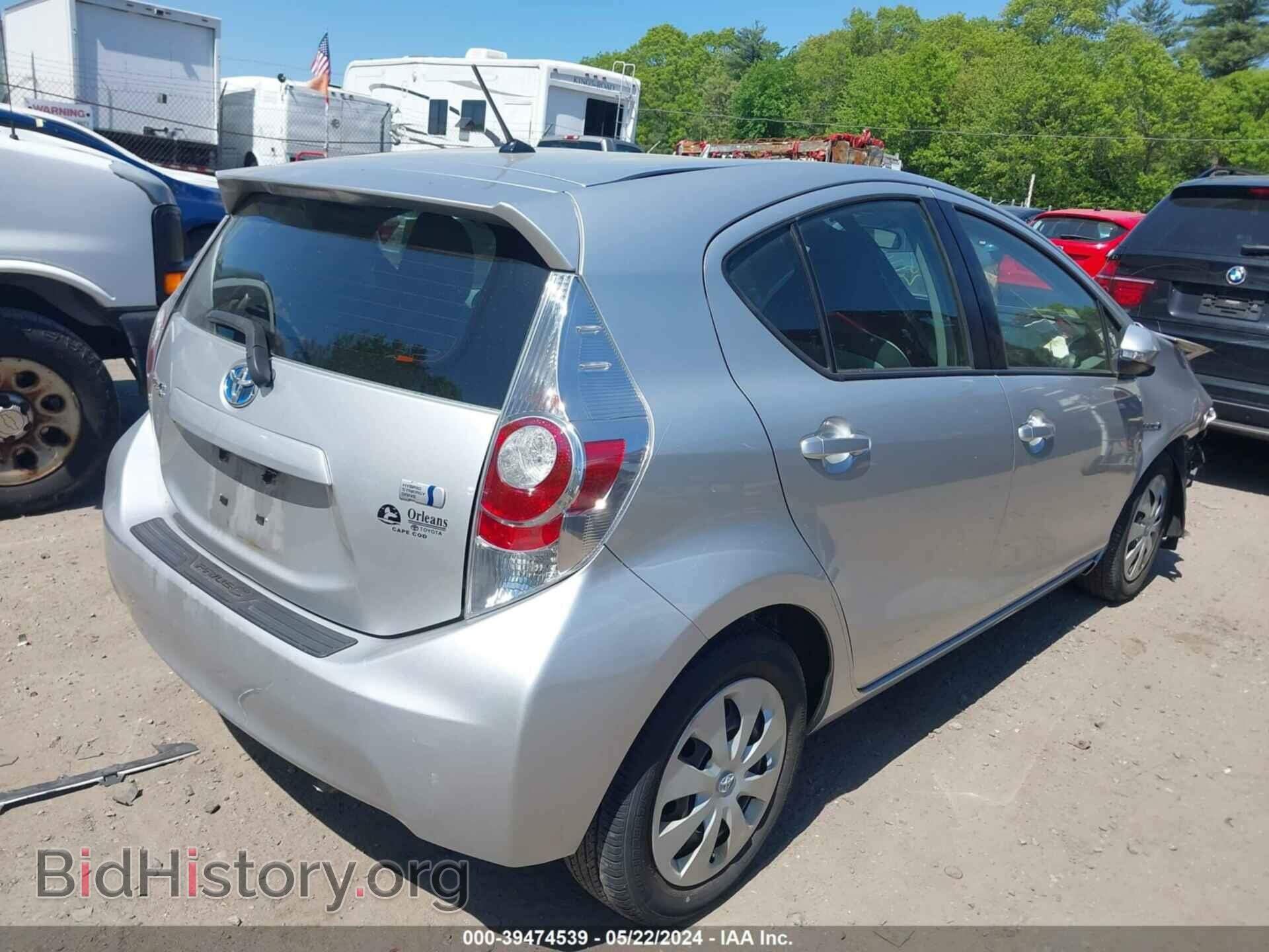 2012 TOYOTA PRIUS C - VIN: JTDKDTB36C1000976 - Фото 4